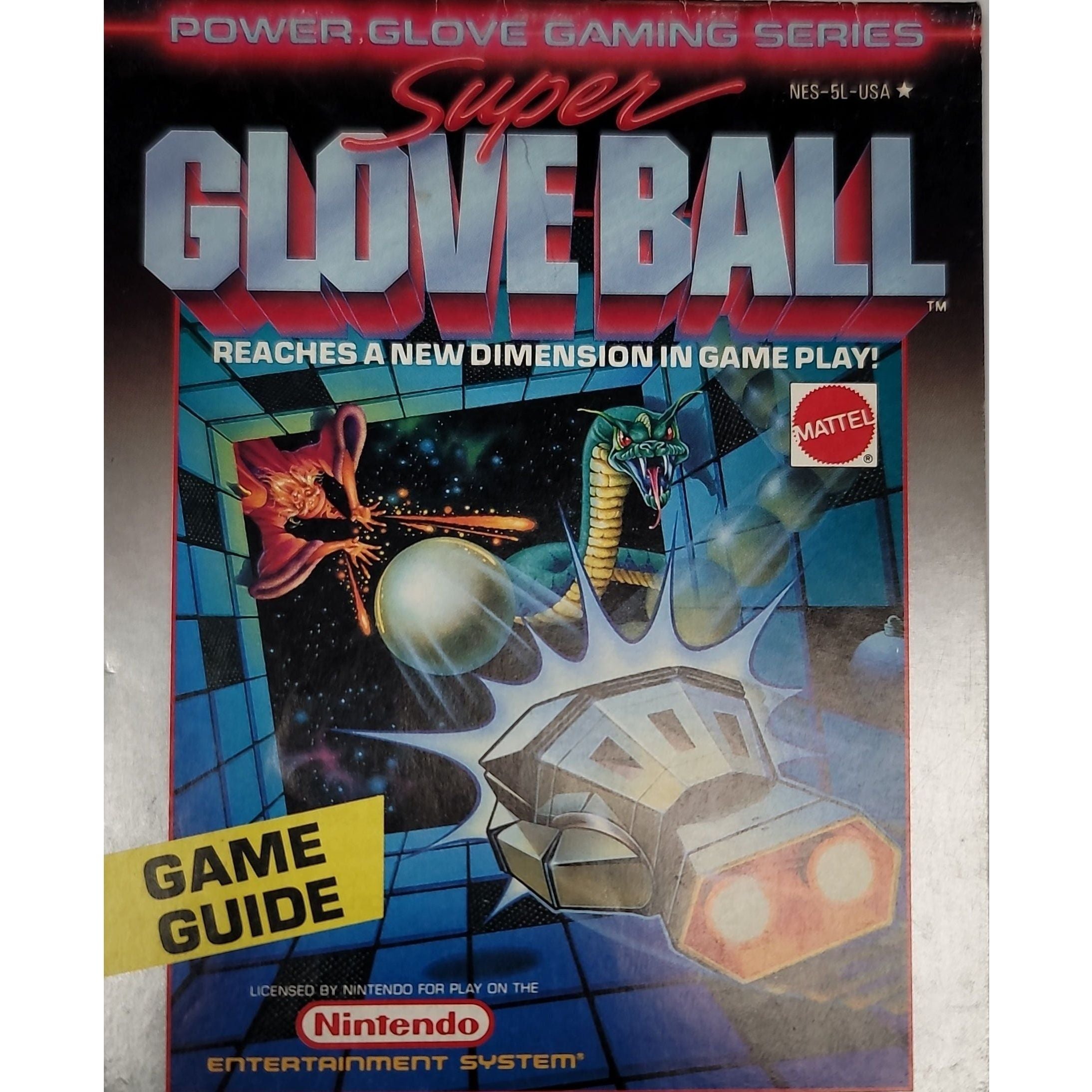NES - Super Glove Ball (Manual / Worn)