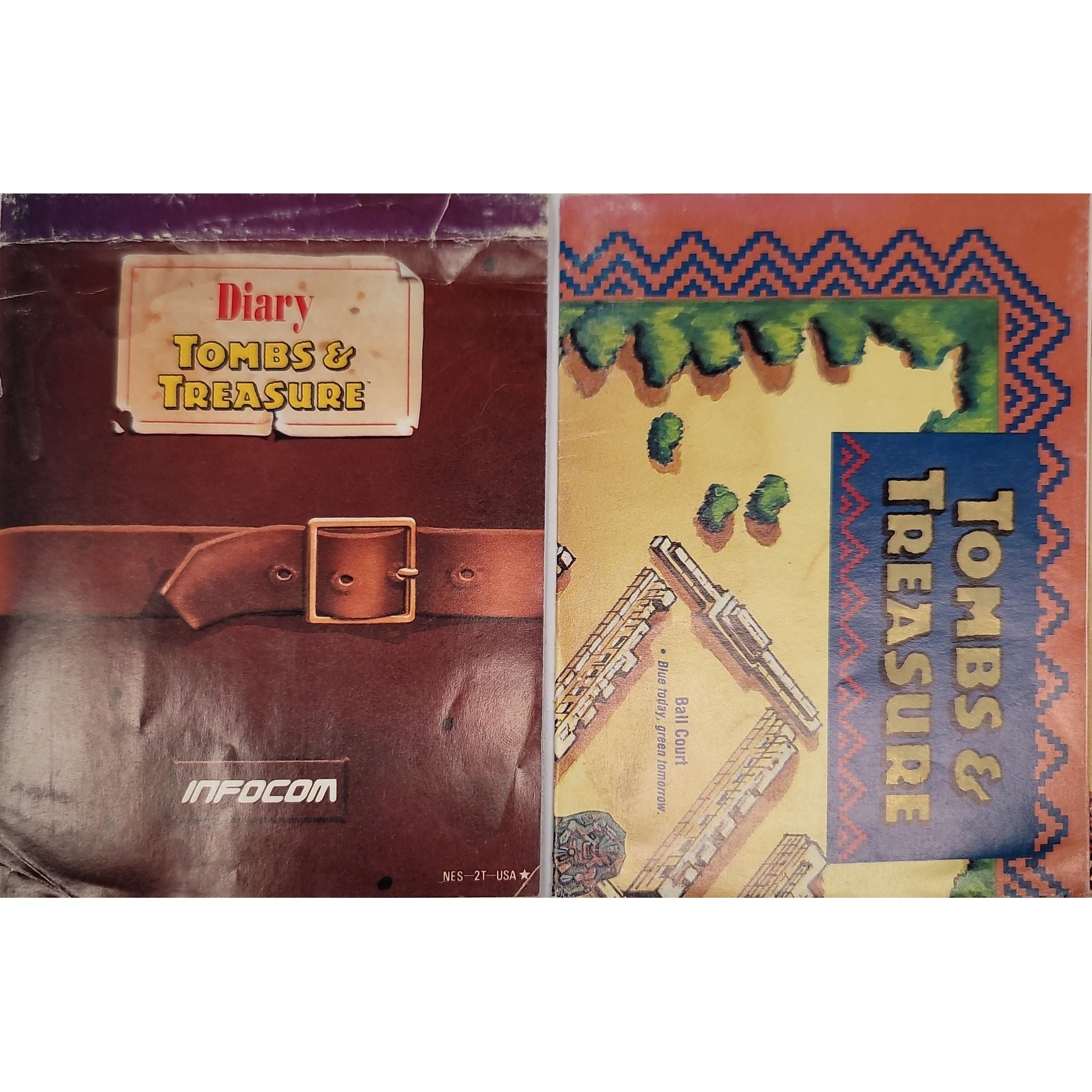 NES - Tombs & Treasure (Manual & Map)