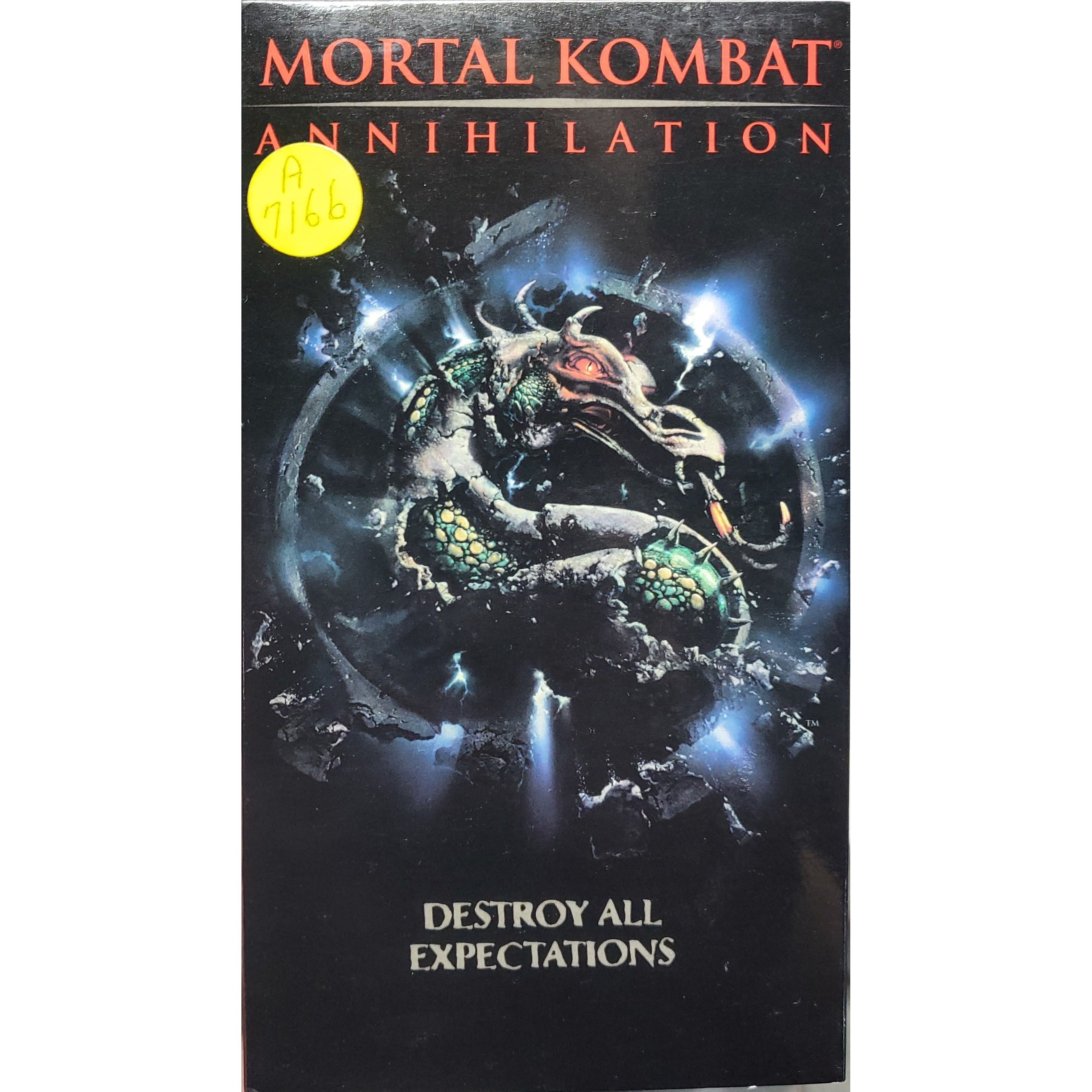 Cassette VHS Mortal Kombat Annihilation