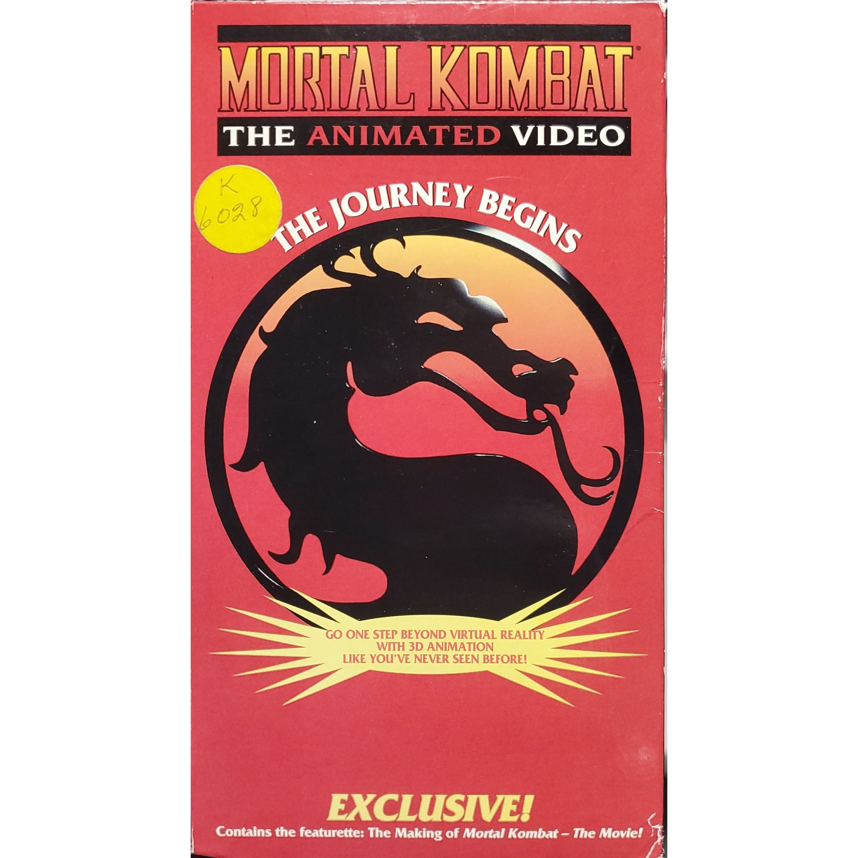 Mortal Kombat The Animated Video VHS Tape