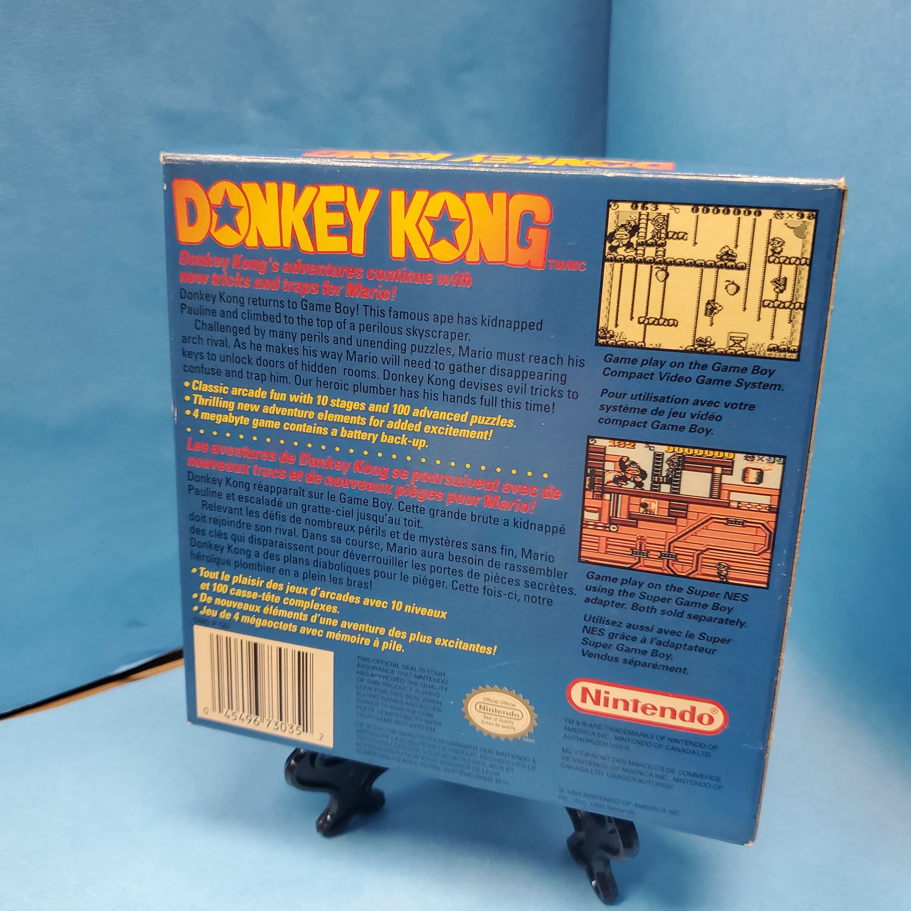 GB - Donkey Kong (Complet en Boite / A- / Avec Manuel)