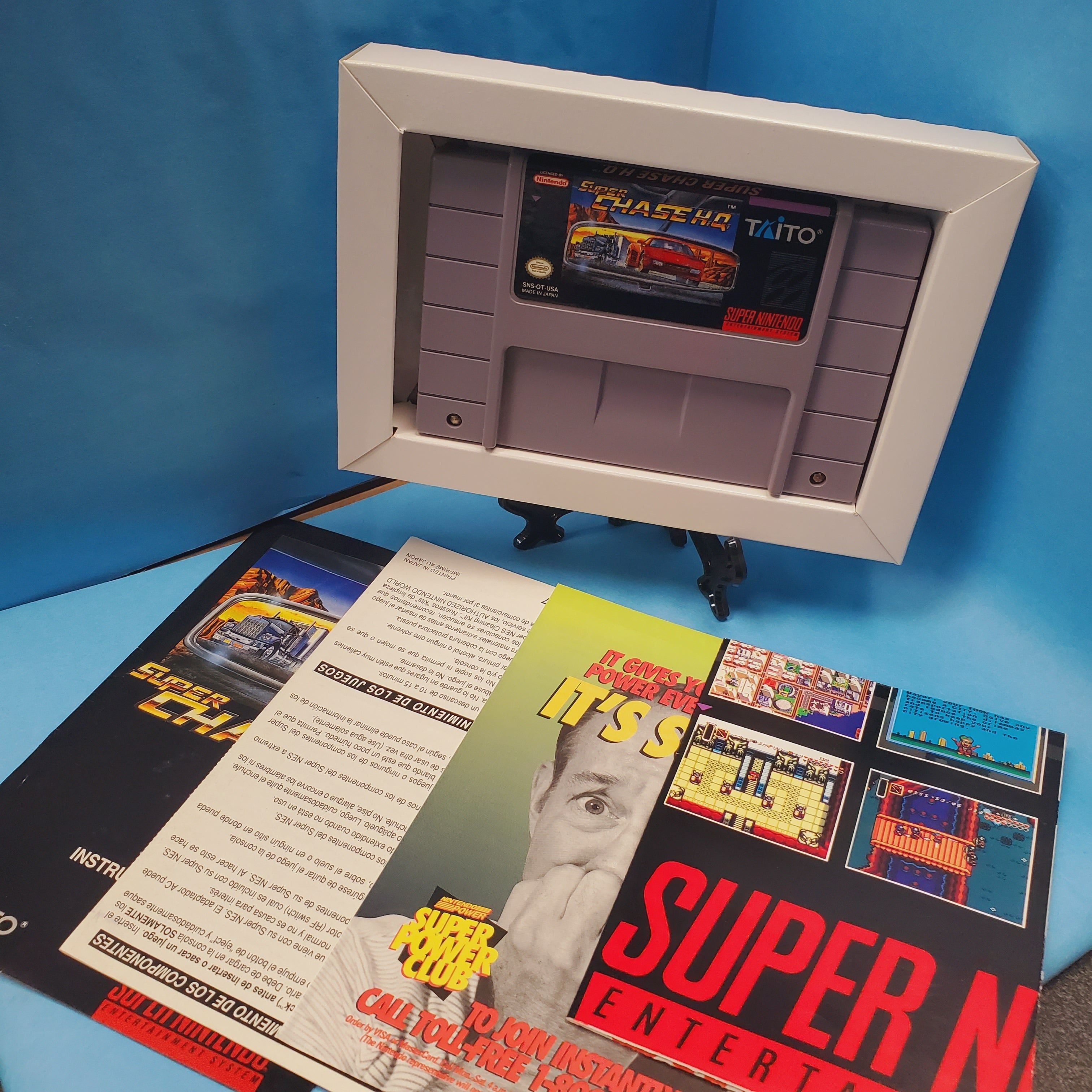 SNES - Super CHase HQ (Complet en Boite / A+ / Avec Manuel)