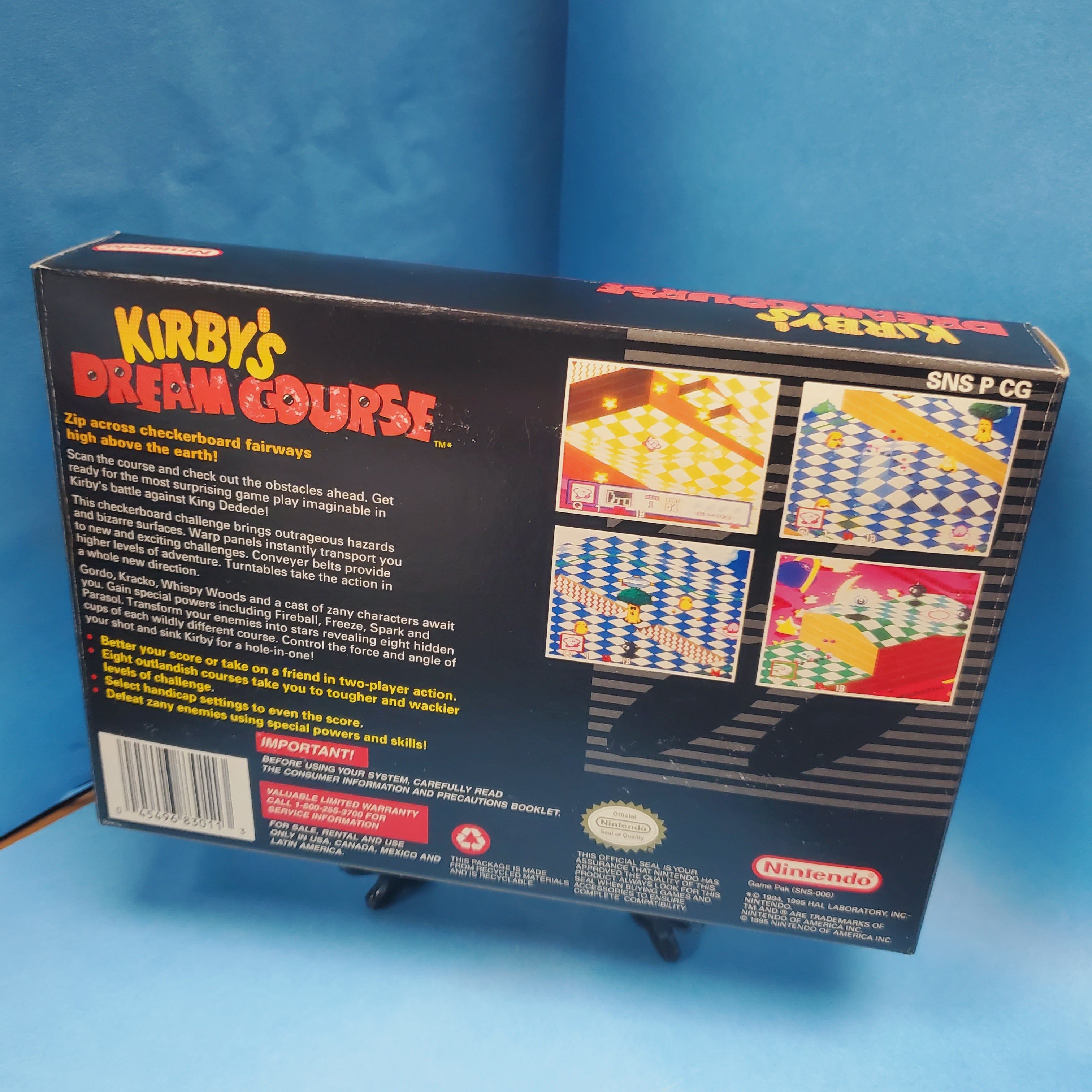 SNES - Kirby's Dream Course (Complete in Box / A / With Manual)