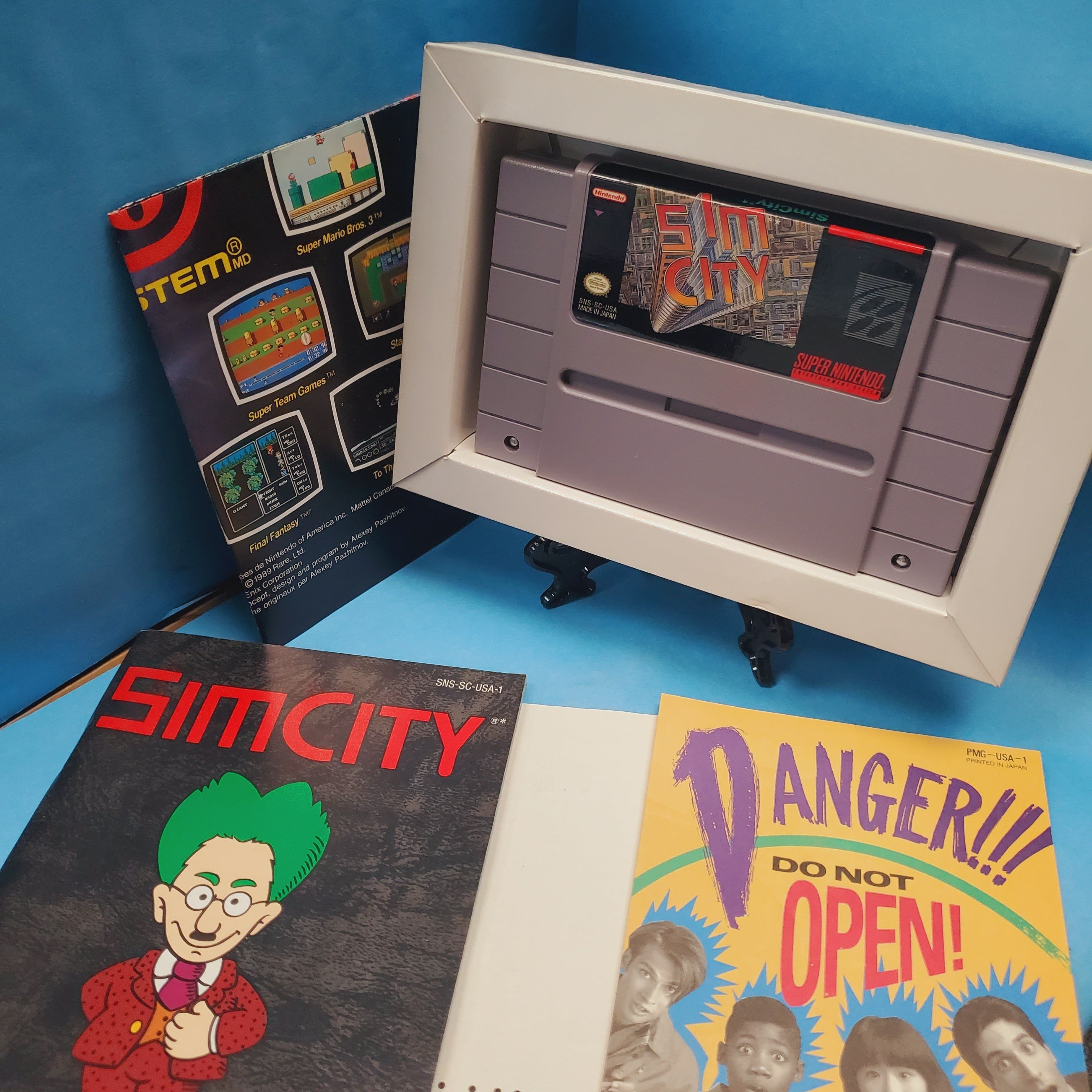 SNES - SimCity (Complete in Box / A / With Manual)