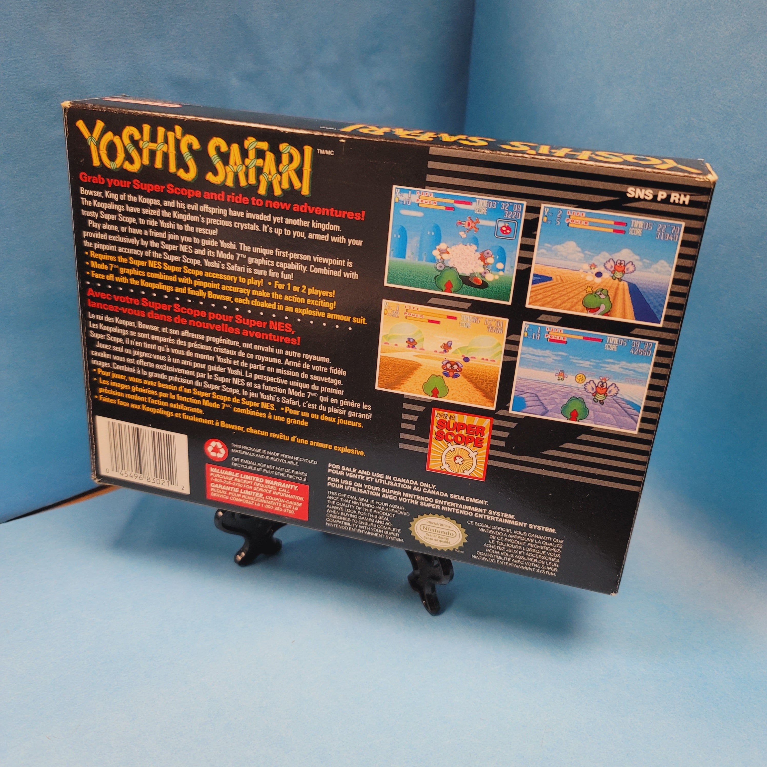 SNES - Yoshi's Safari (Complet en boîte)