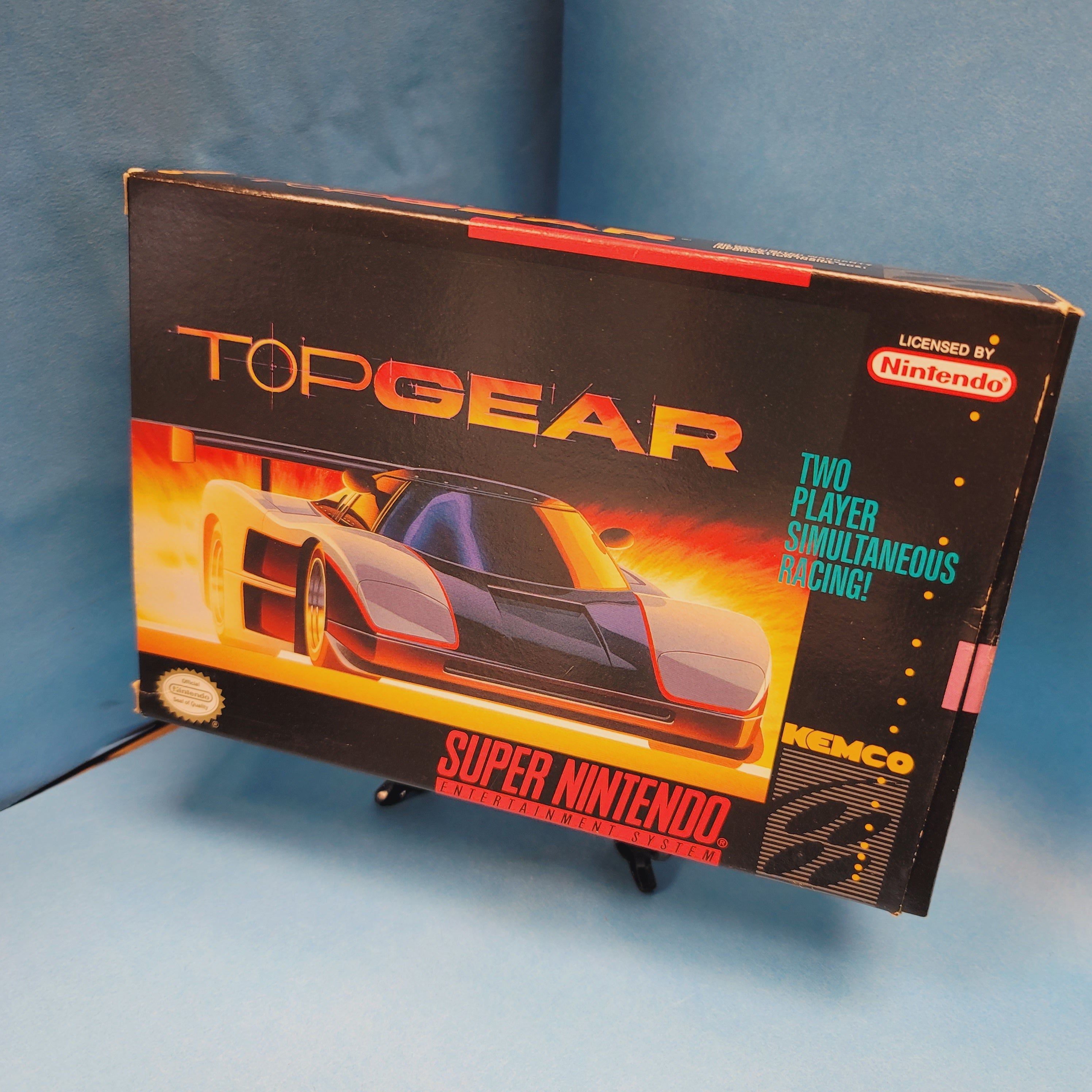 SNES - Top Gear (Complet en Boite / A+ / Avec Manuel)
