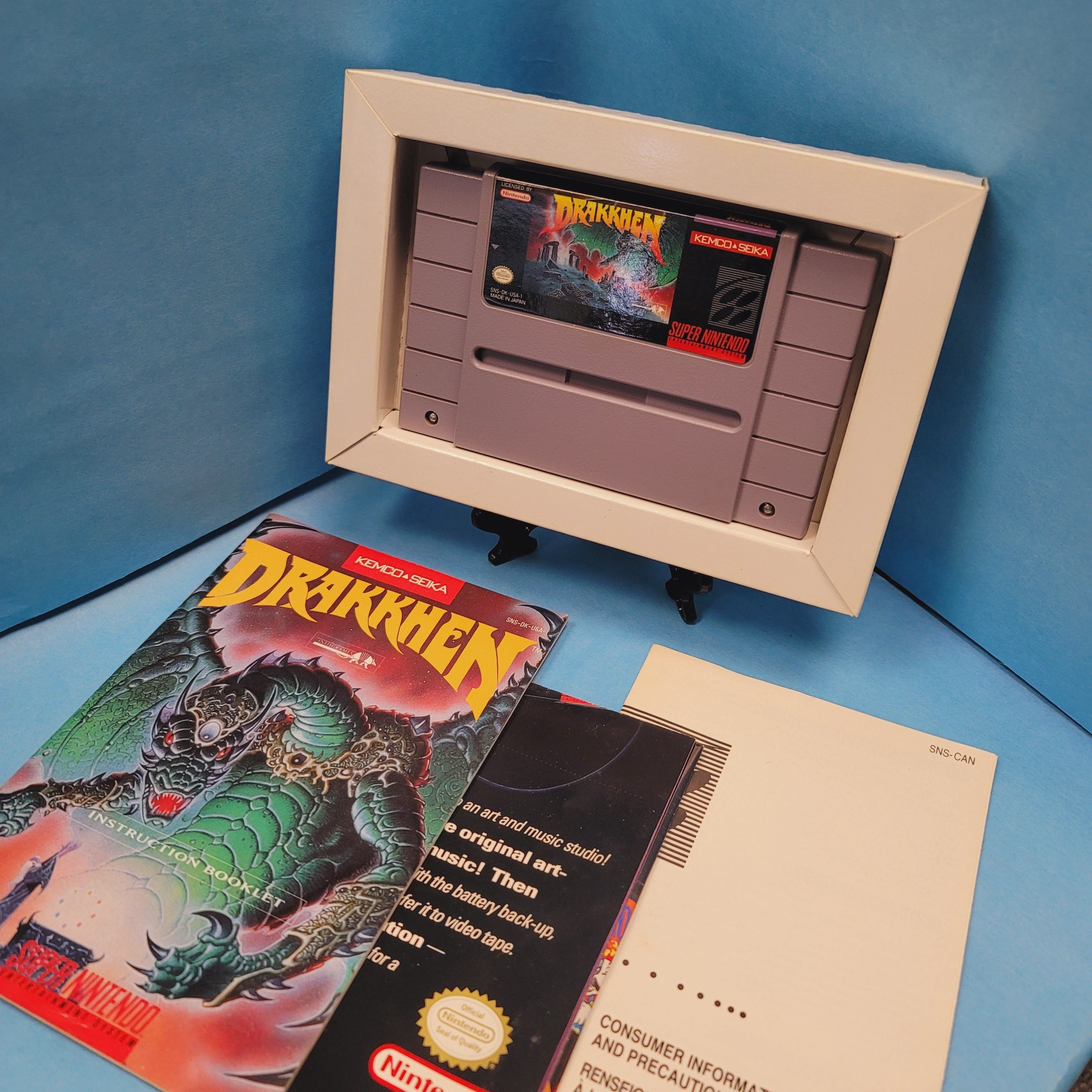 SNES - Drakkhen (Complete in Box / A / With Manual)