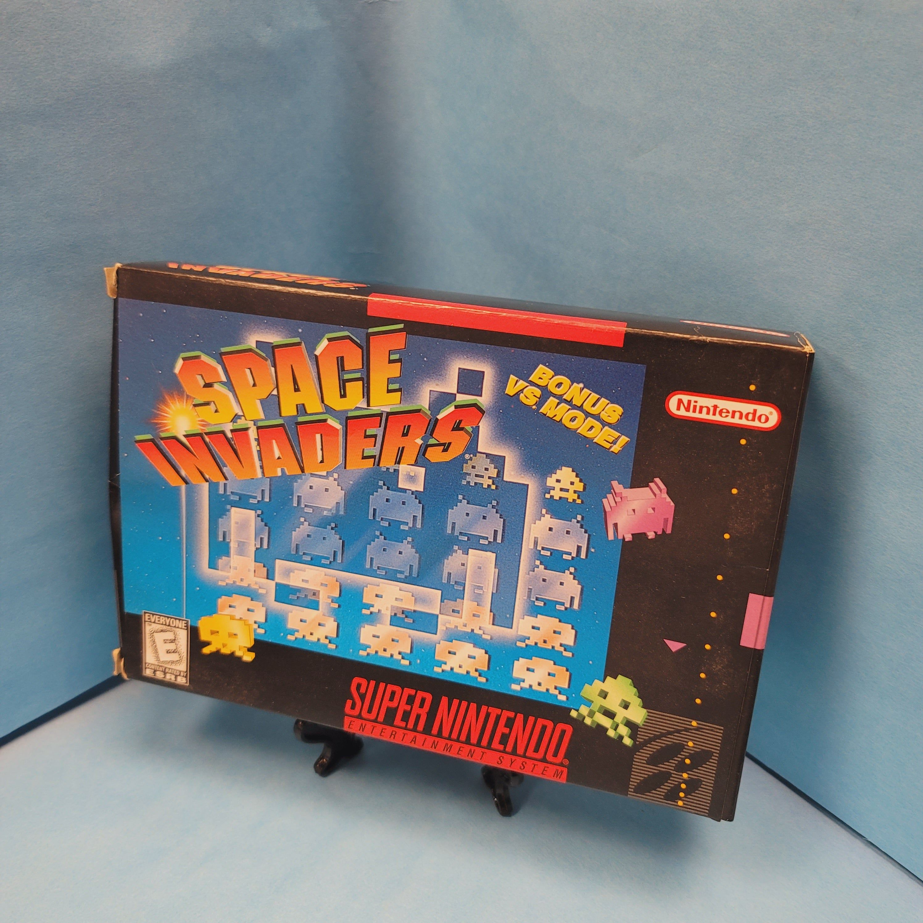 SNES - Space Invaders (Complete in Box / A / With Manual)
