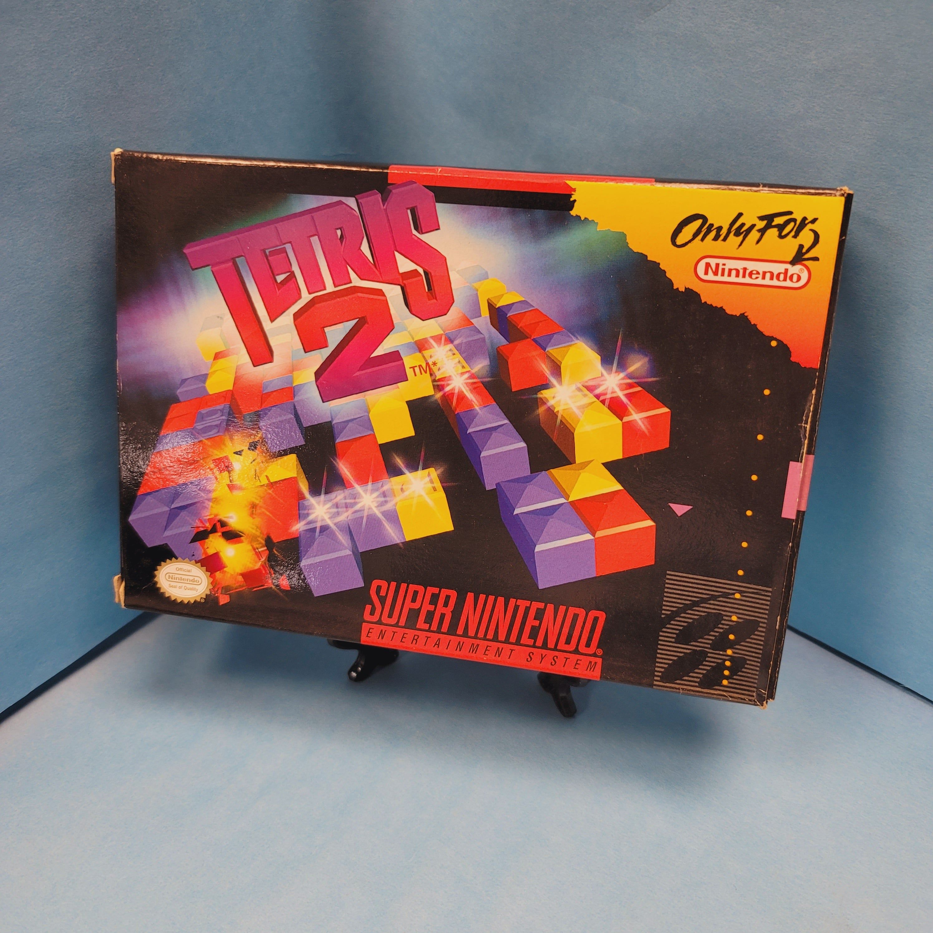 SNES - Tetris 2 (Complet en Boite / A- / Avec Manuel)
