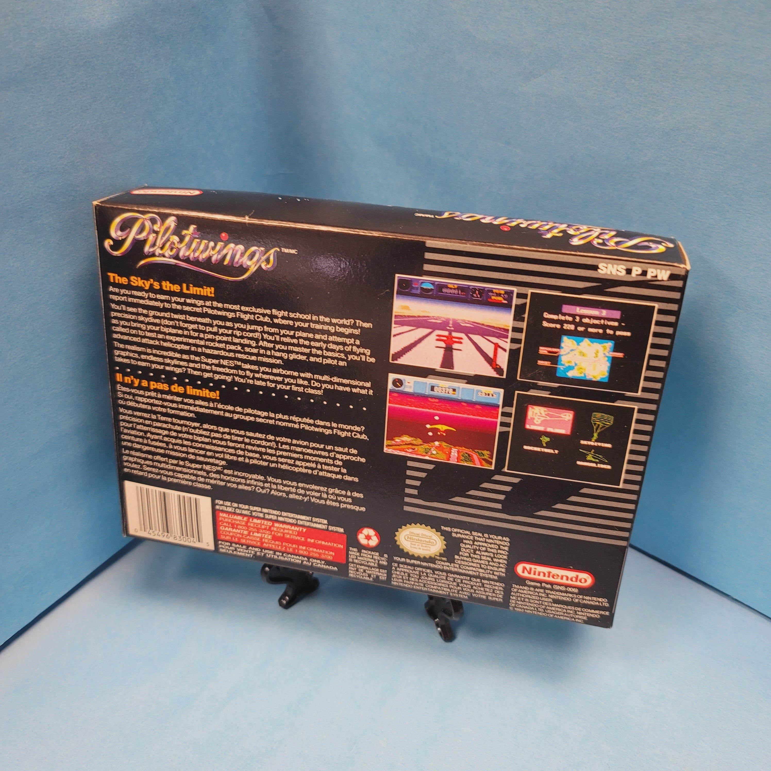 SNES - Pilotwings (Complete in Box / B / With Manual)