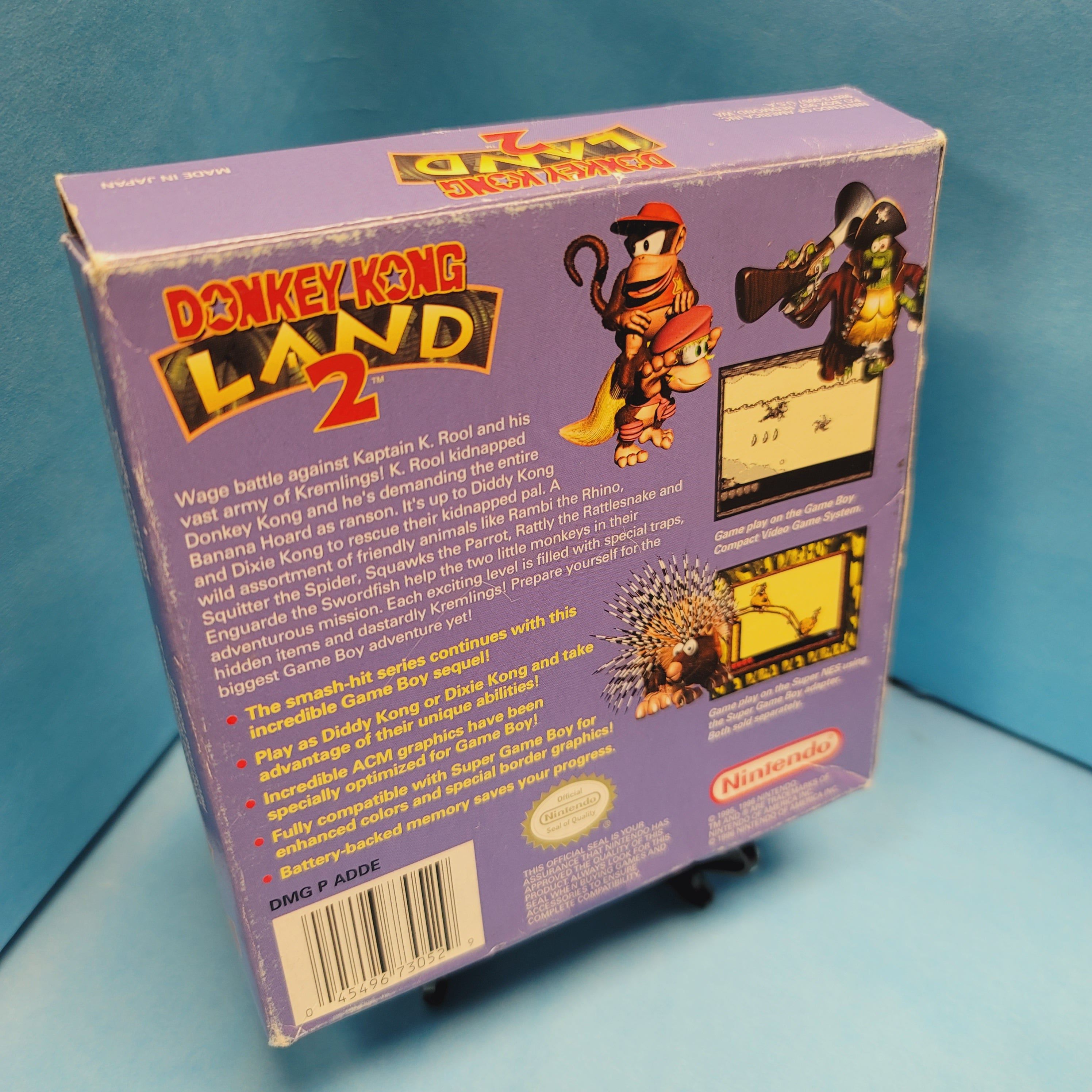 GB - Donkey Kong Land 2 (Complete in Box / B / With Manual)