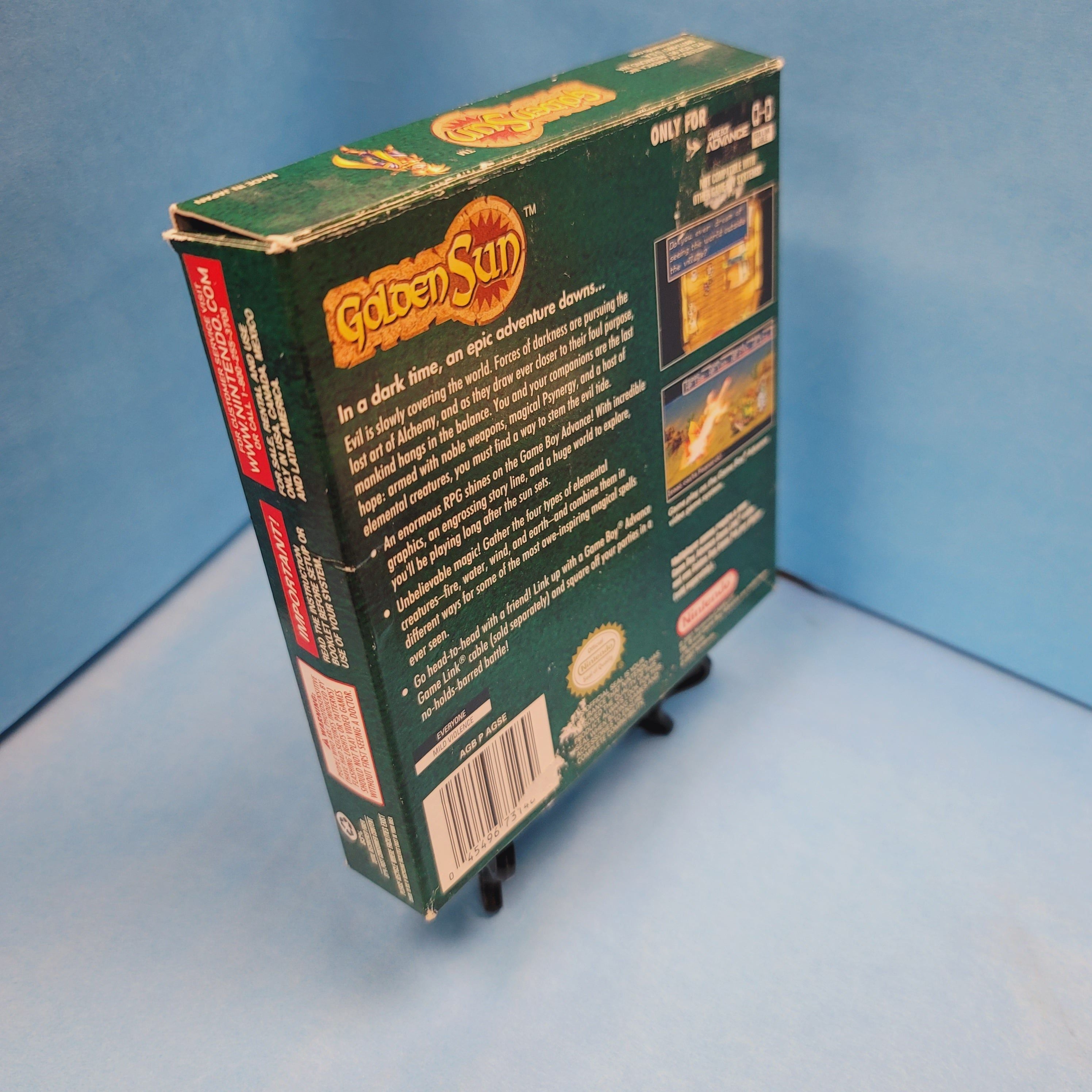 GBA - Golden Sun (Complete in Box / B+ / With Manual)