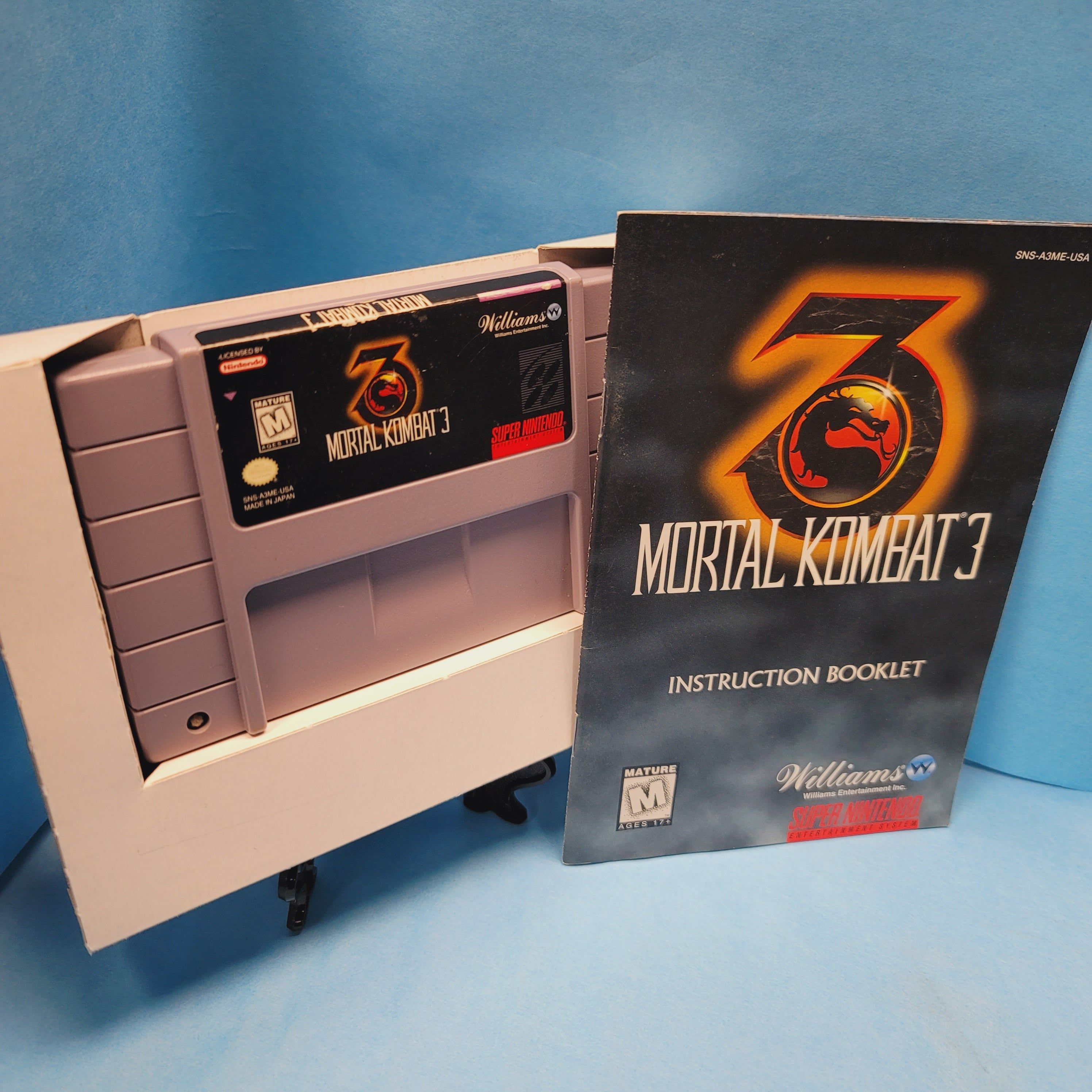 SNES - Mortal Kombat 3 (Complete in Box / A / With Manual)