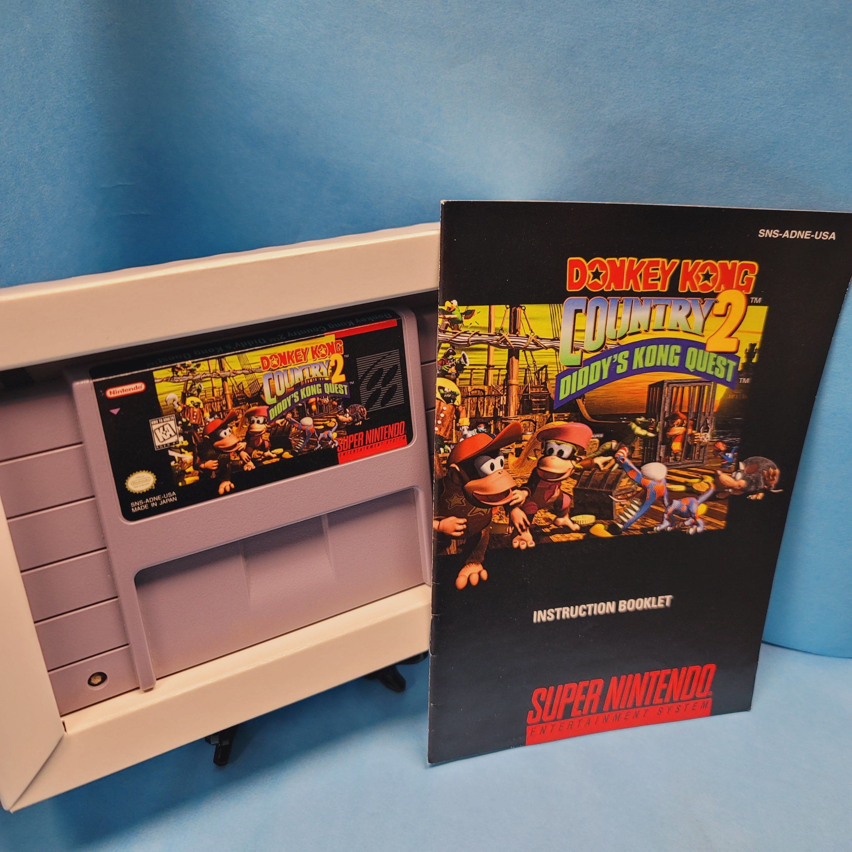 SNES - Donkey Kong Country 2 Diddy's Kong Quest (Complet en Boite / A / Avec Manuel)