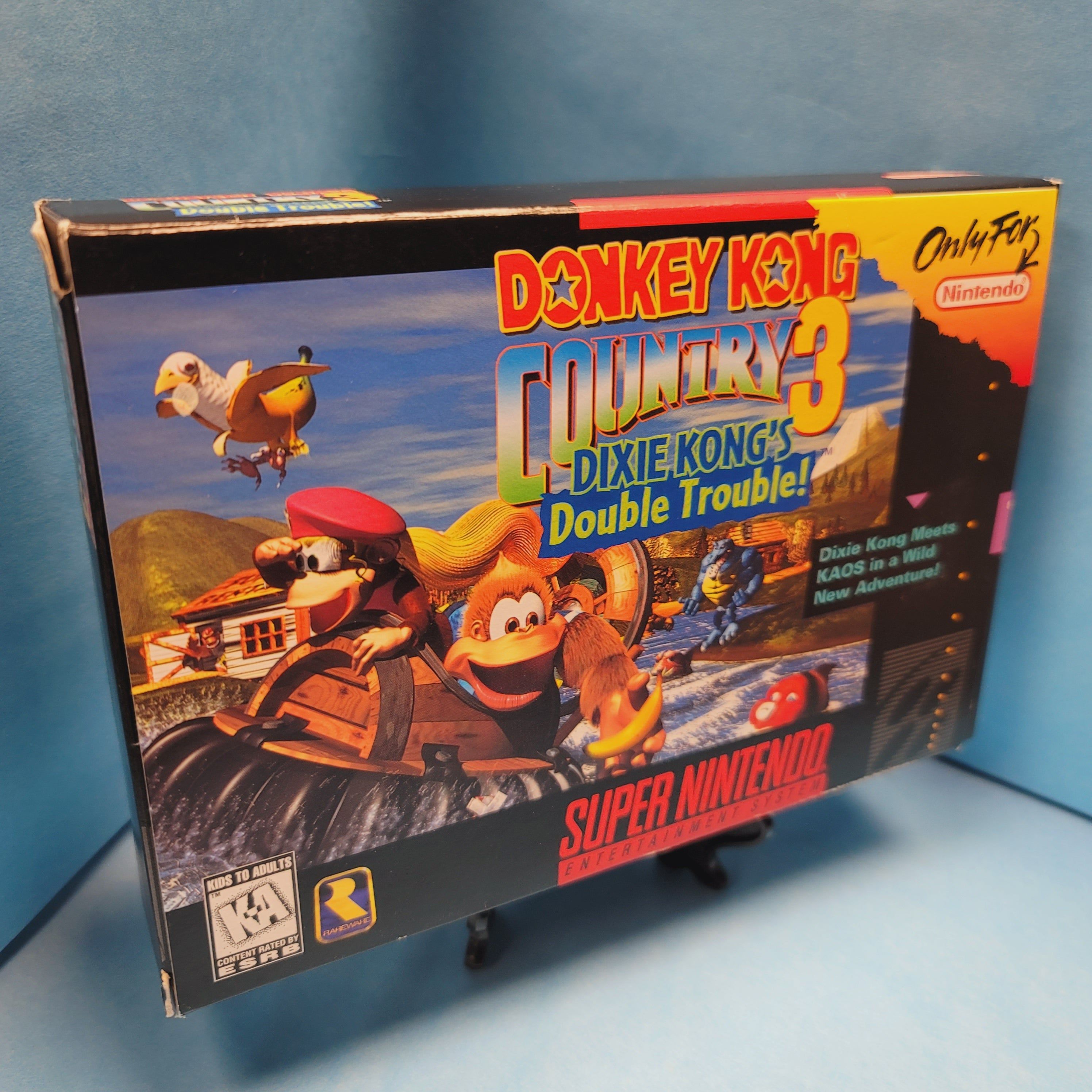 SNES - Donkey Kong Country 3 Dixie Kong's Double Trouble (Complete in Box / A / With Manual)