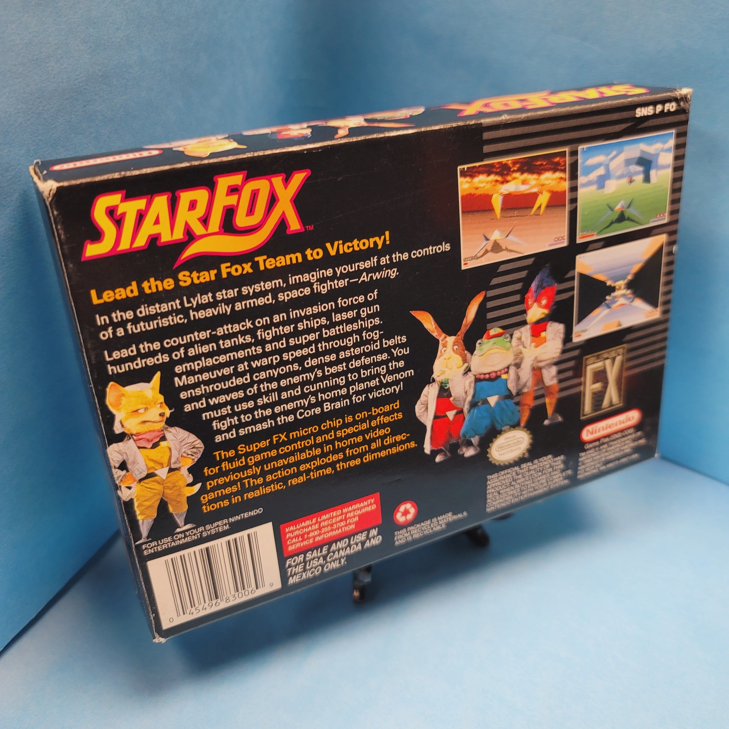 SNES - Star Fox (Complet en Boite / A / Avec Manuel)