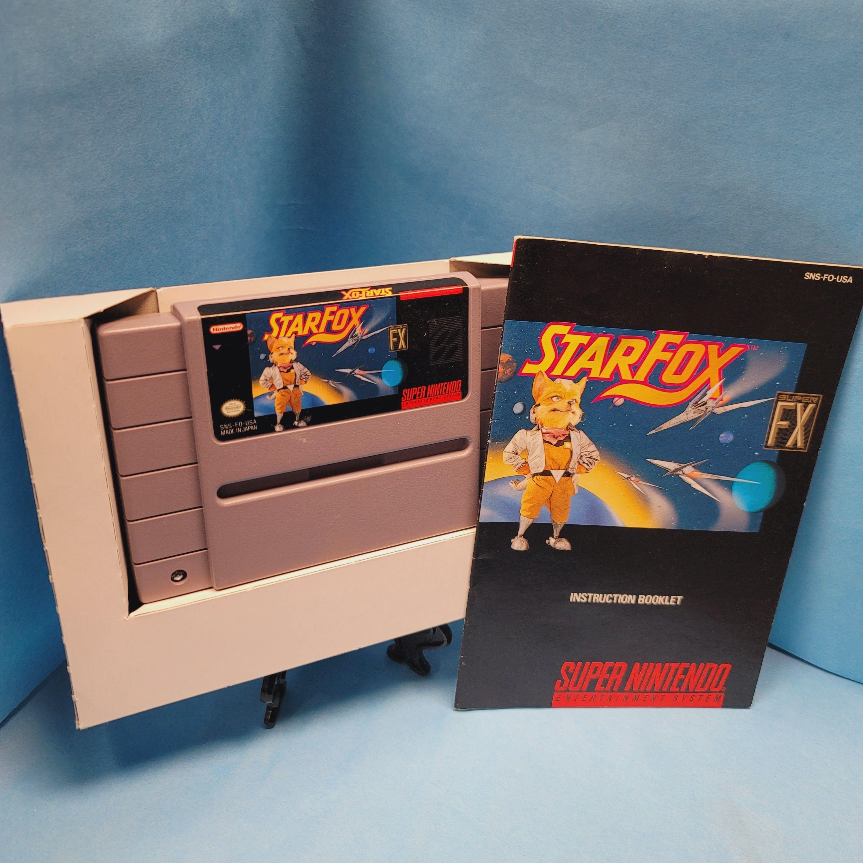 SNES - Star Fox (Complete in Box / A / With Manual)