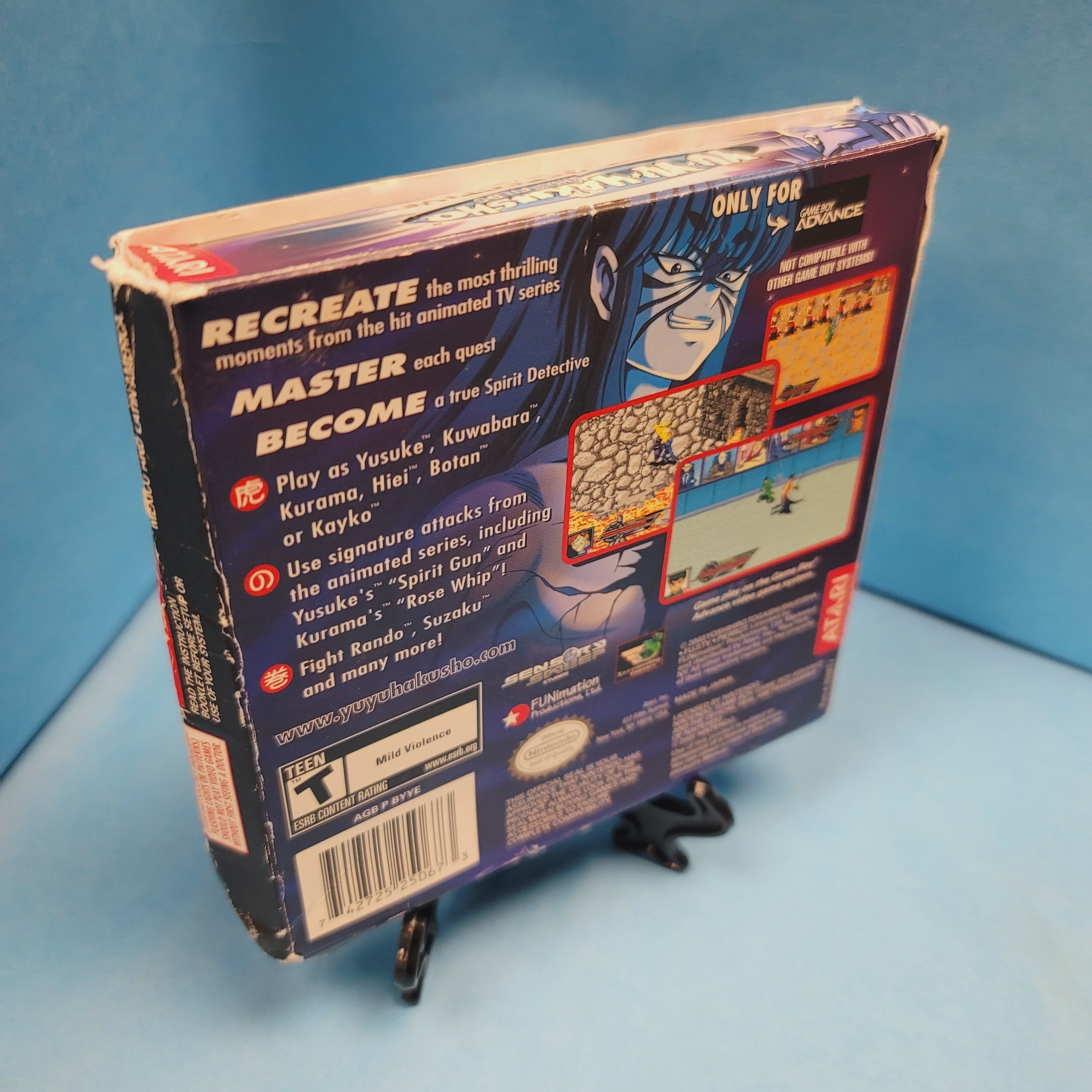 GBA - Yu Yu Yakusho Ghost Files Spirit Detective (Complet en Boite / D / Avec Manuel)