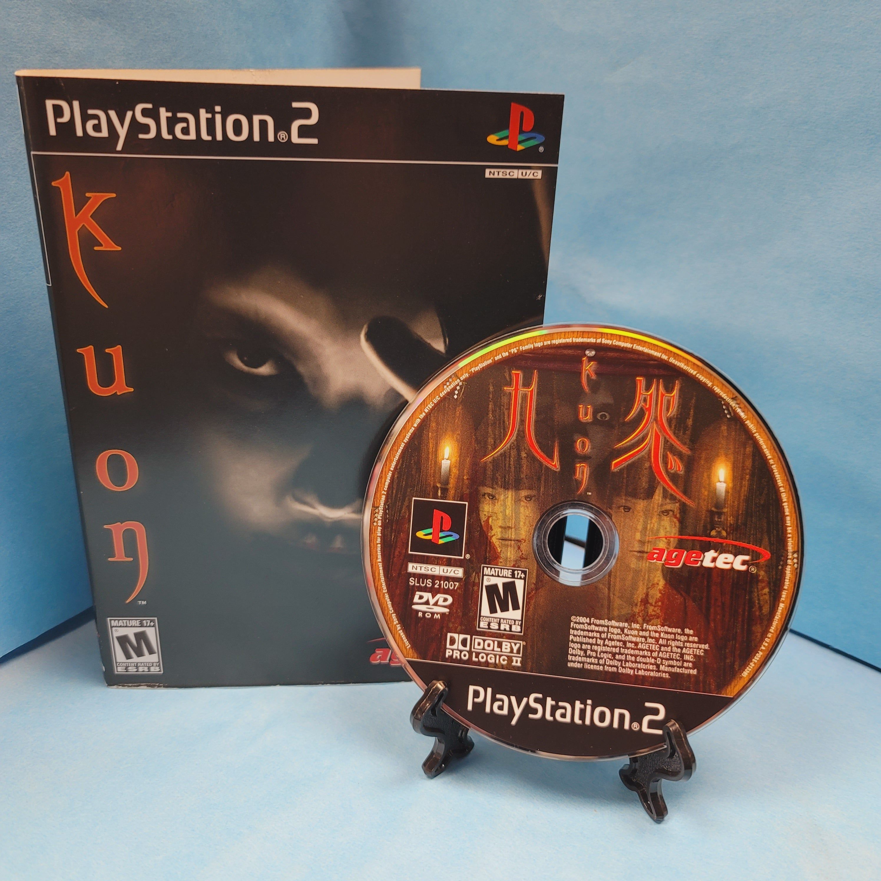 PS2 - Kuon (Original Cover Art / No Manual)