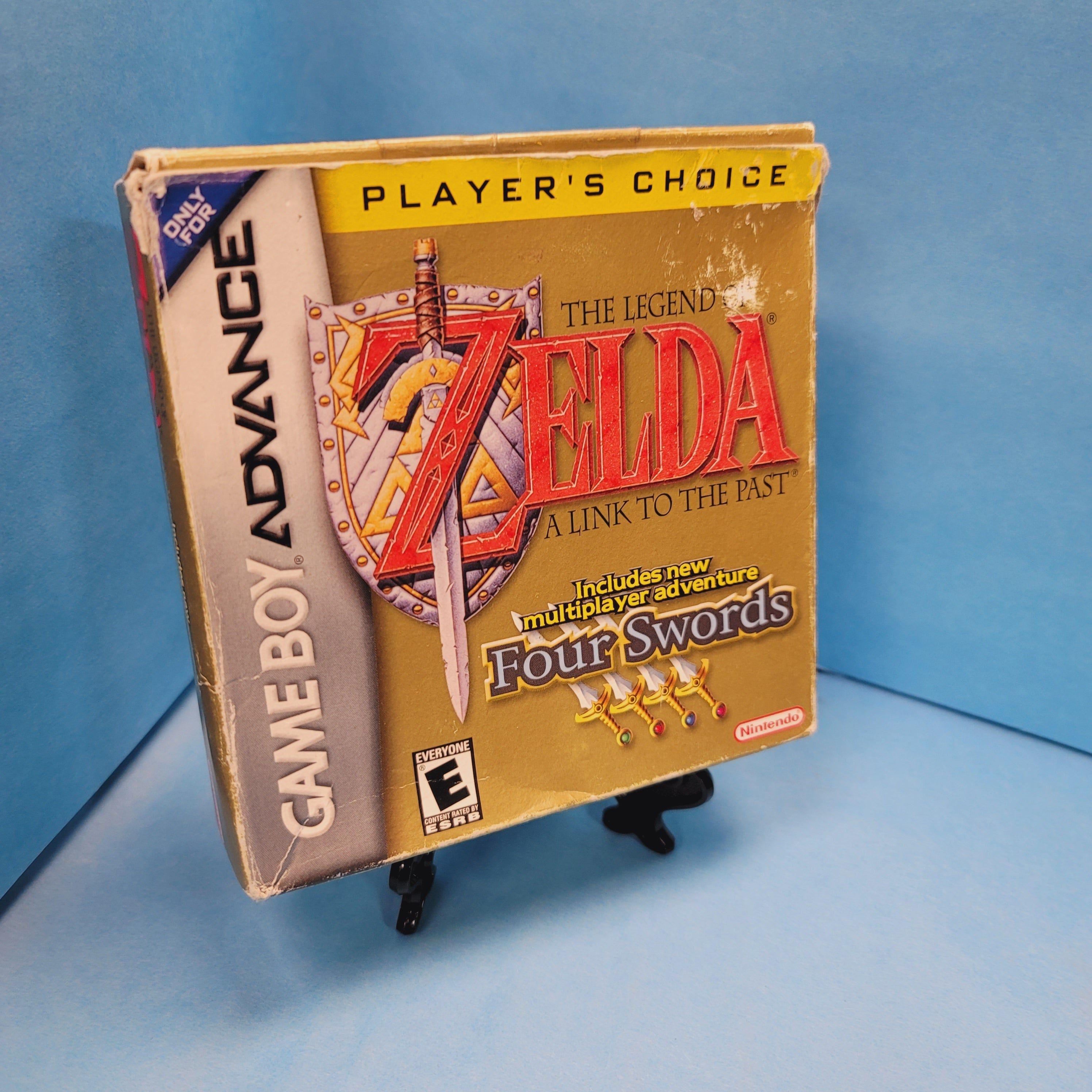 GBA - The Legend of Zelda A Link to the Past Four Swords (Complete in Box / C+ / With Manual / Player's Choice)