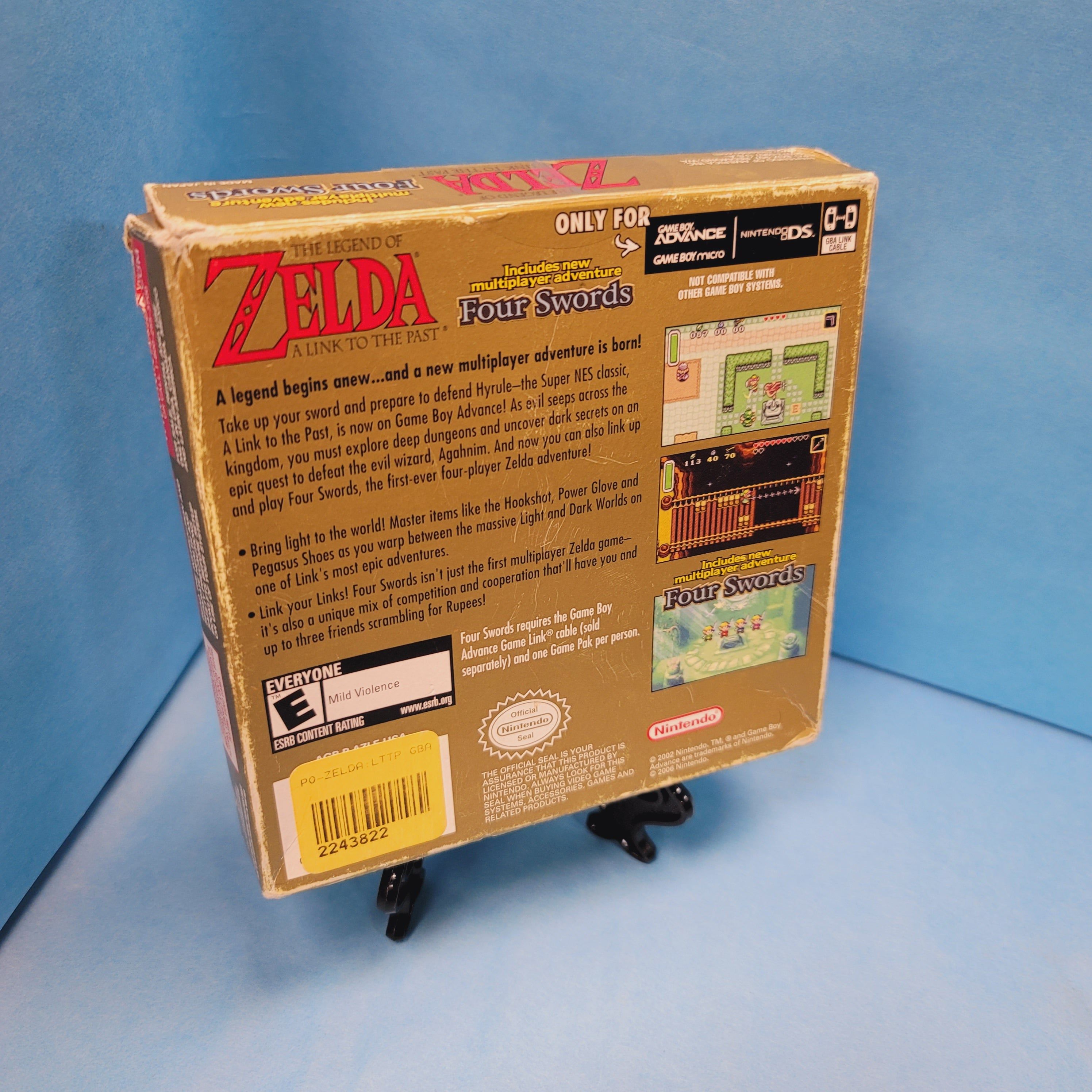 GBA - The Legend of Zelda A Link to the Past Four Swords (Complete in Box / C+ / With Manual / Player's Choice)