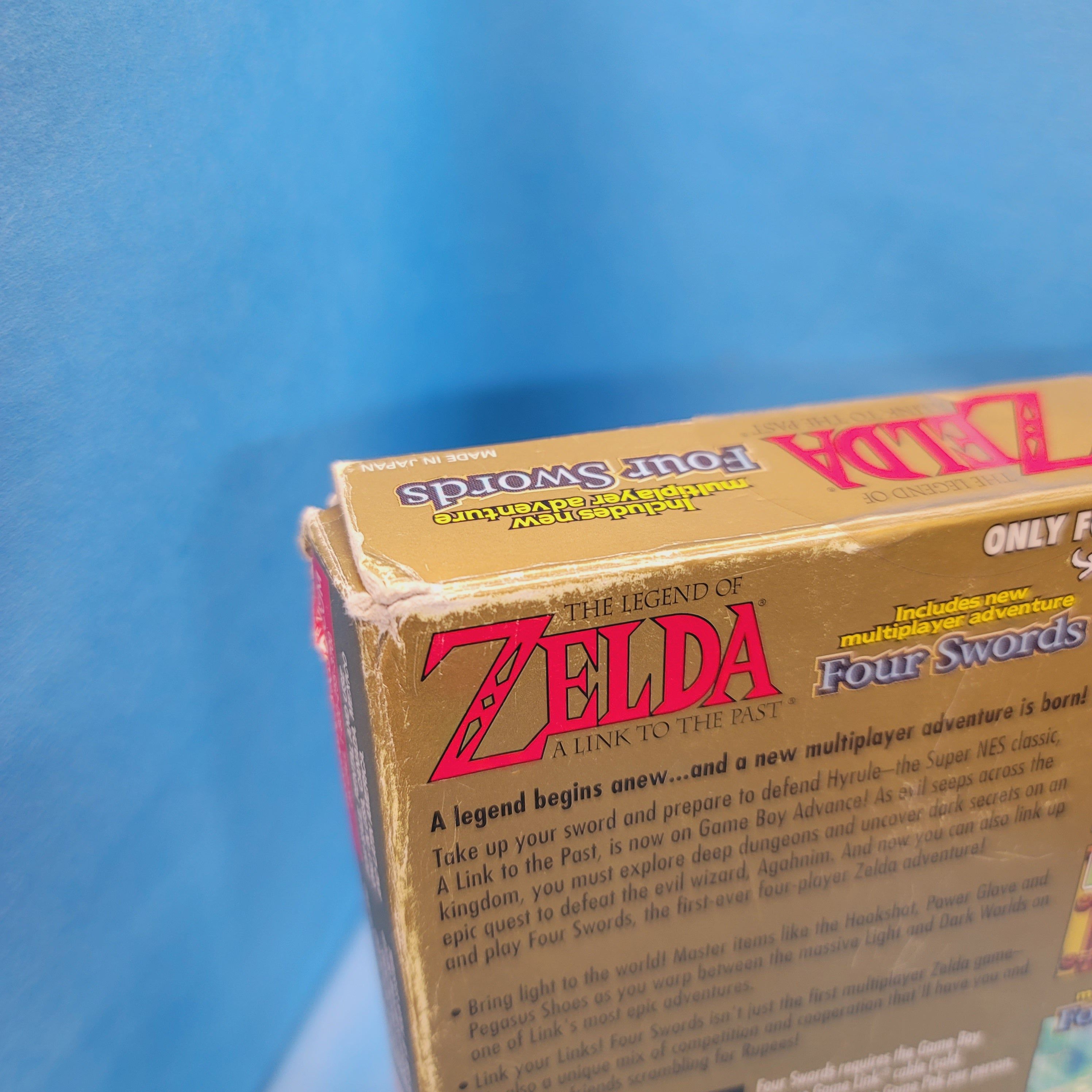 GBA - The Legend of Zelda A Link to the Past Four Swords (Complete in Box / C+ / With Manual / Player's Choice)