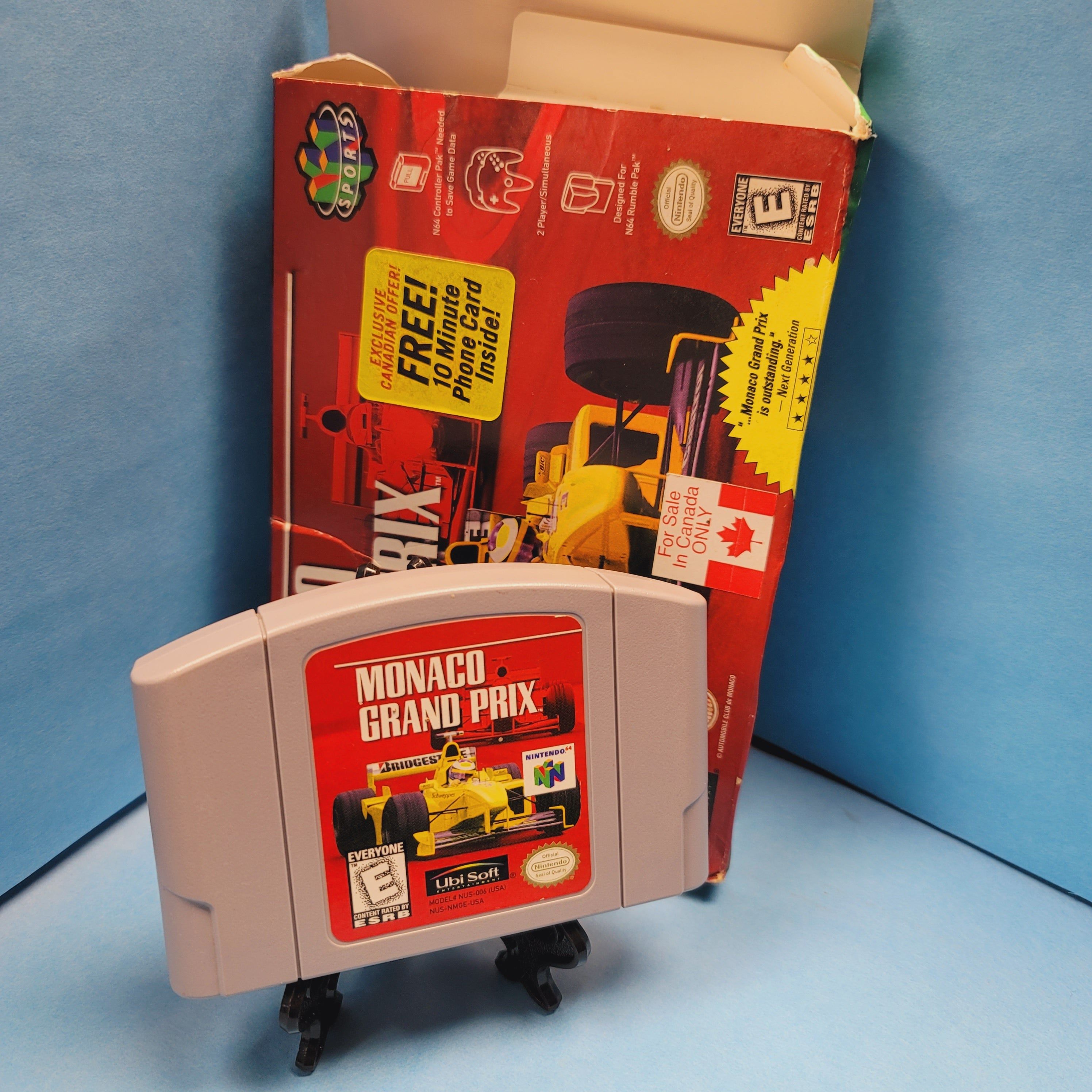N64 - Monaco Grand Prix (Complete in Box / B- / No Manual)
