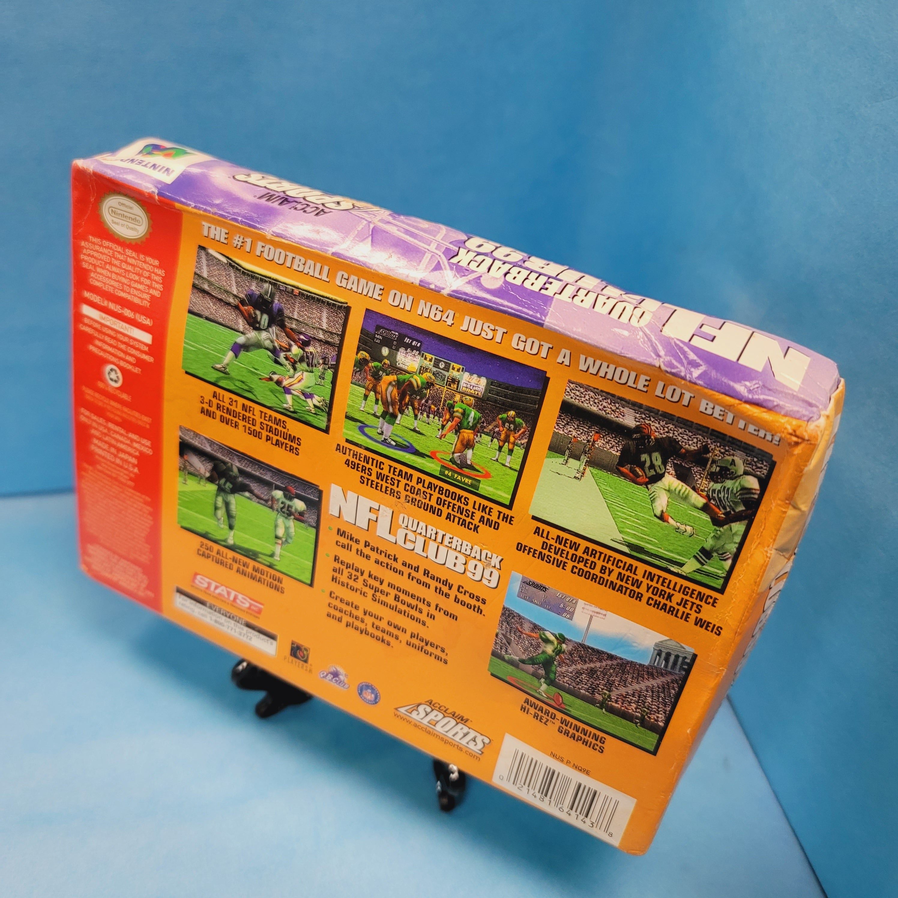 N64 - NFL Quarterback Club 99 (Complete in Box / F / With Manual)