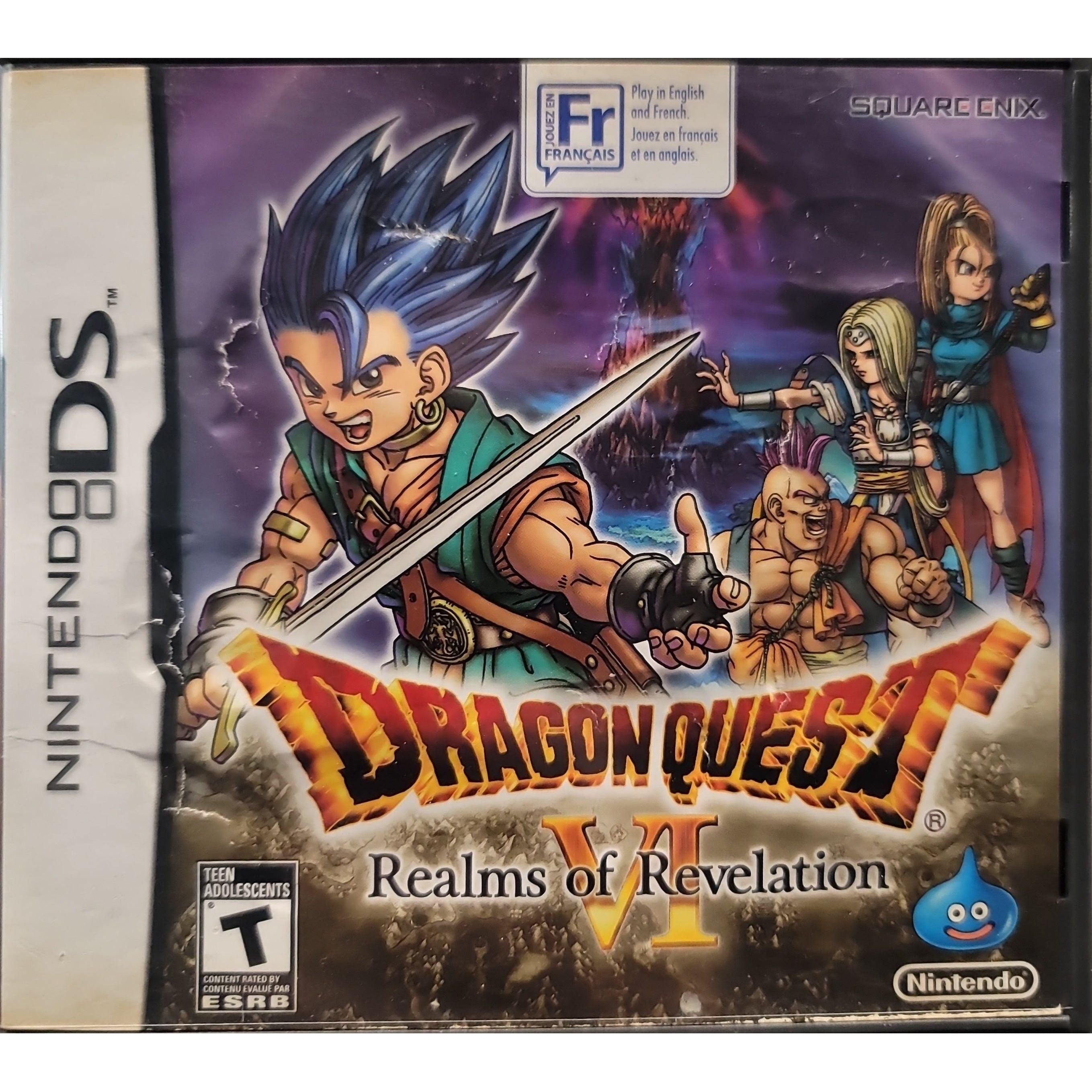 DS - Dragon Quest VI Realms of Revelation (In Case / Worn Cover)