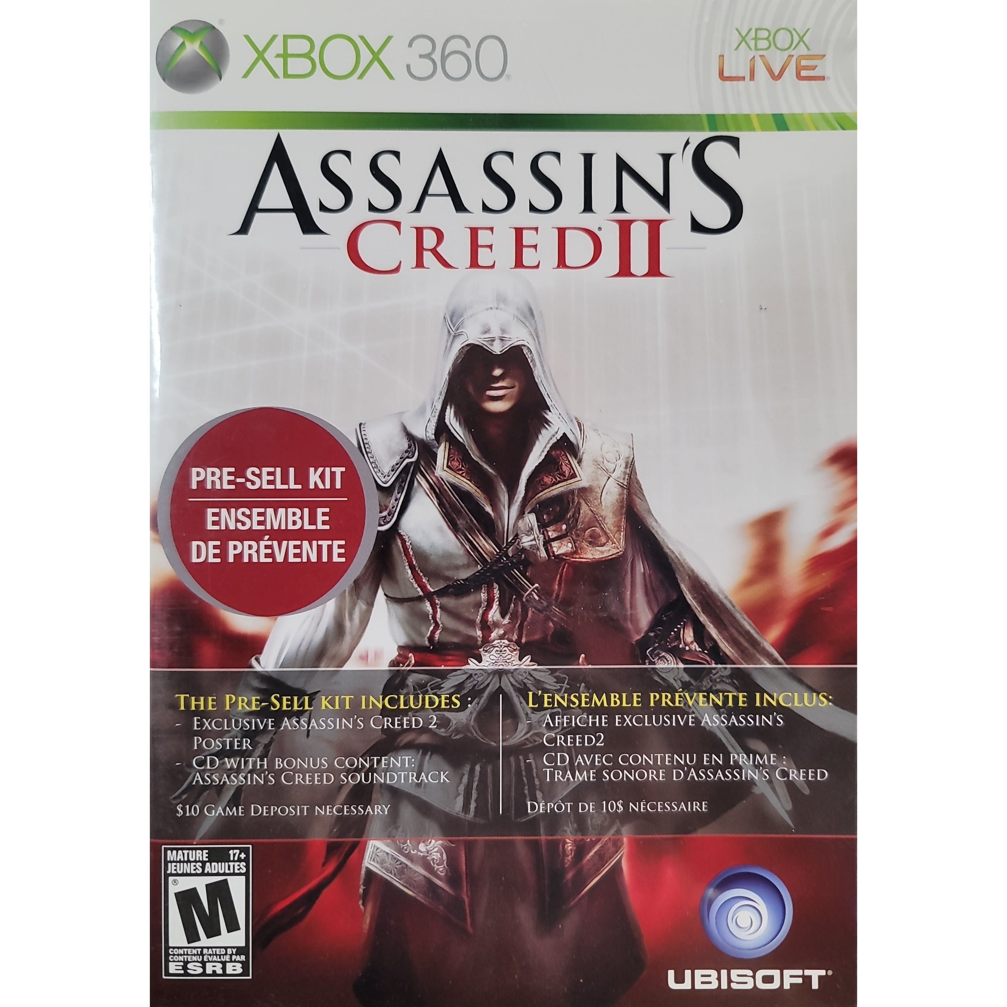 XBOX 360 - Assassin's Creed II Pre-Sell Kit (No Poster)