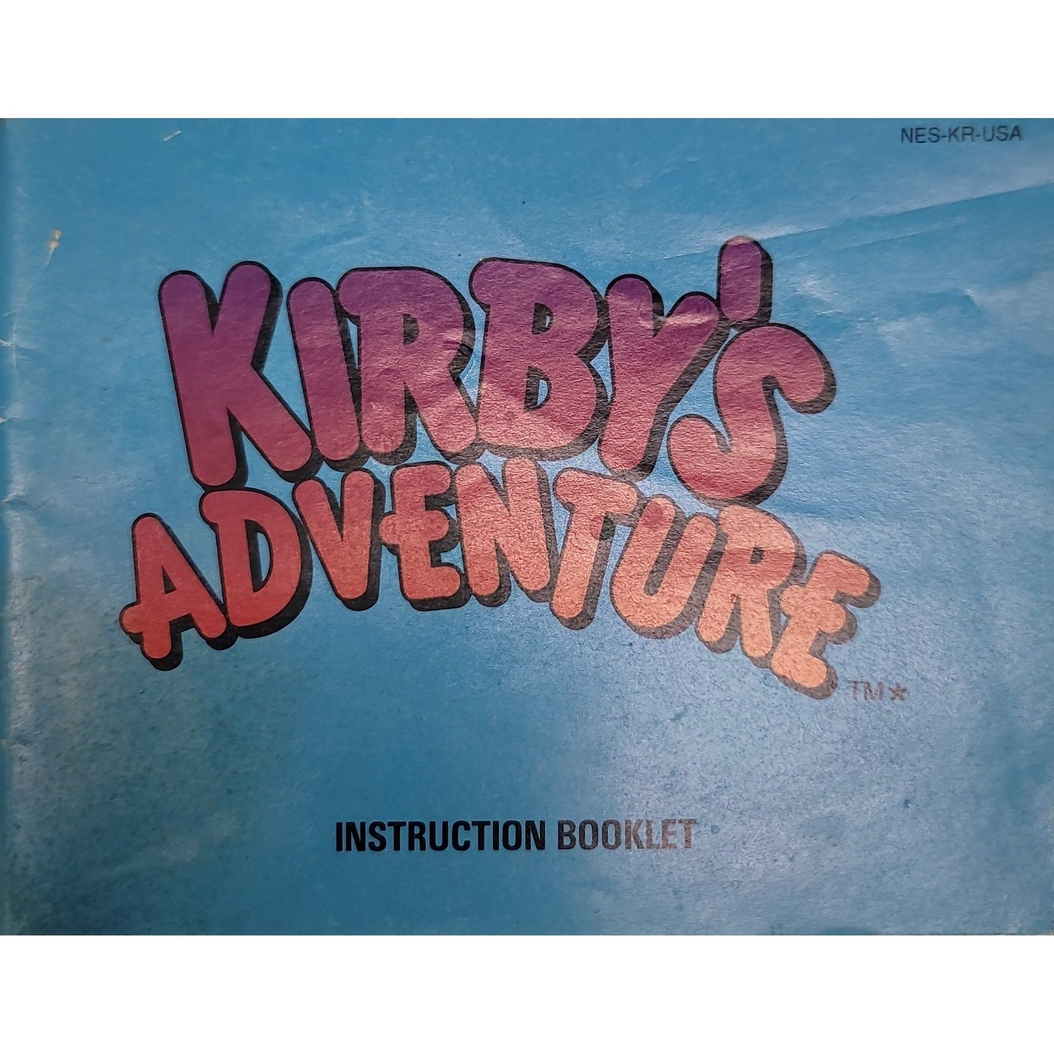 NES - Kirby's Adventure (Manual / Worn)