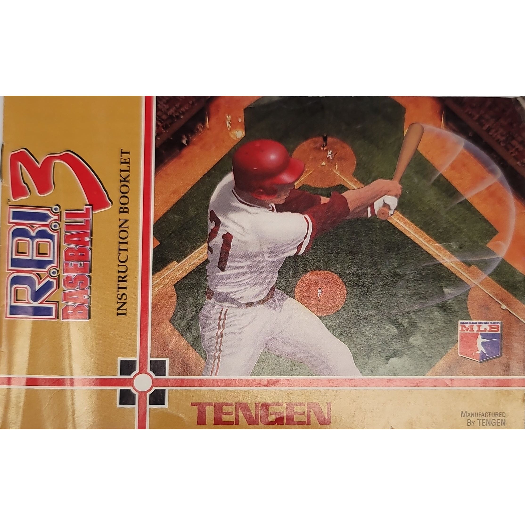 NES - RBI Baseball 3 (Manual / TENGEN)