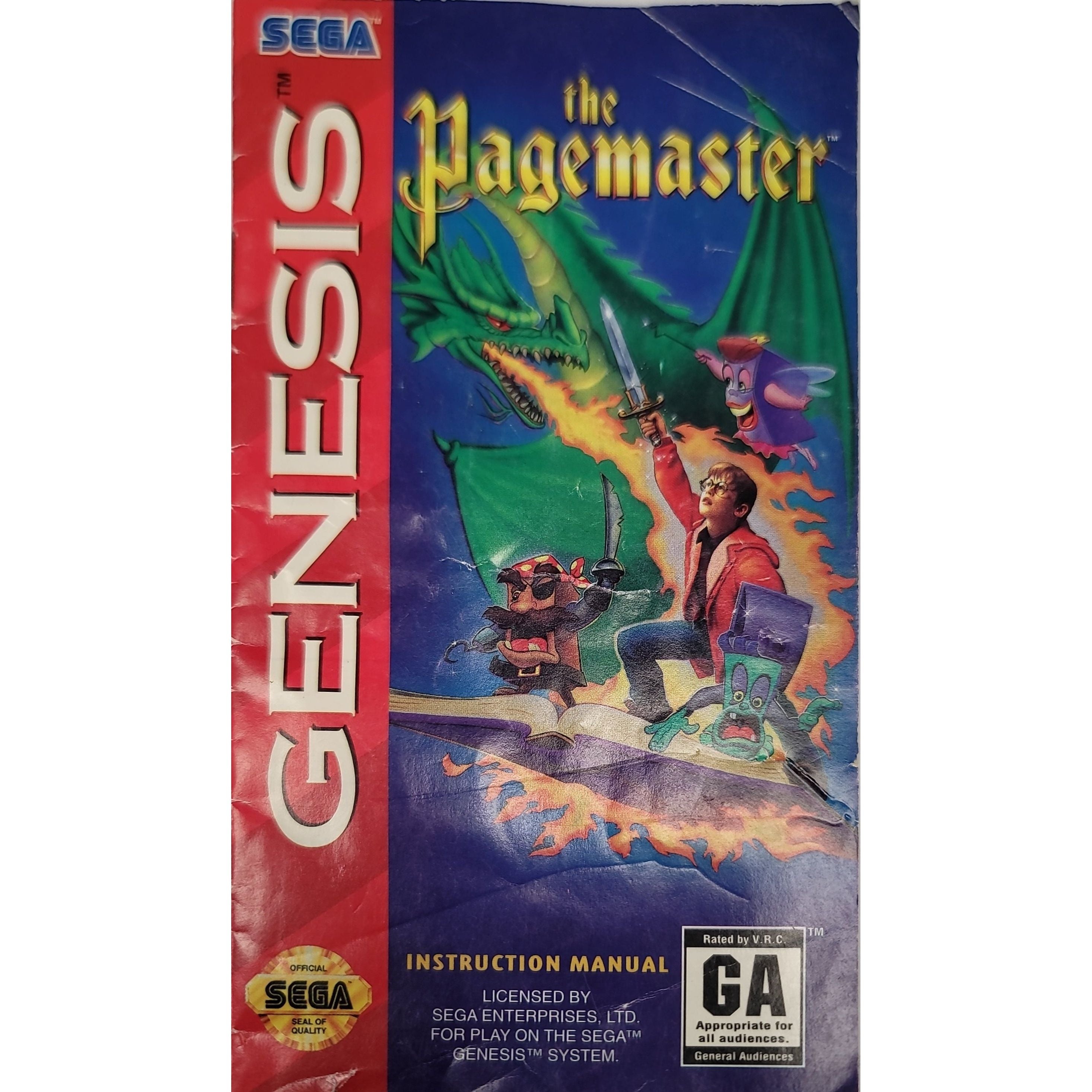 Genesis - The Pagemaster (Manual)