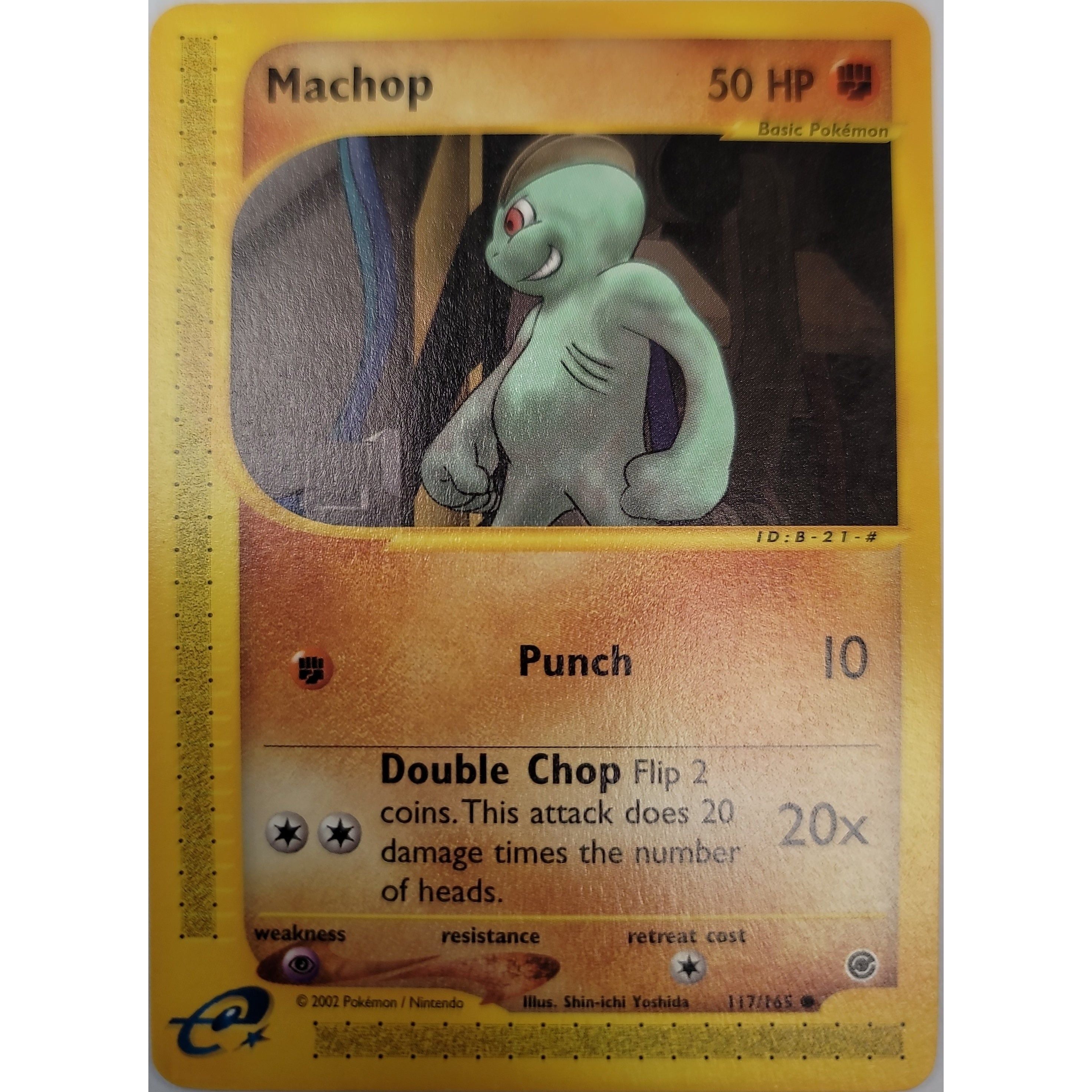 e-Reader - Pokemon Machop, Machoke and Machamp Set
