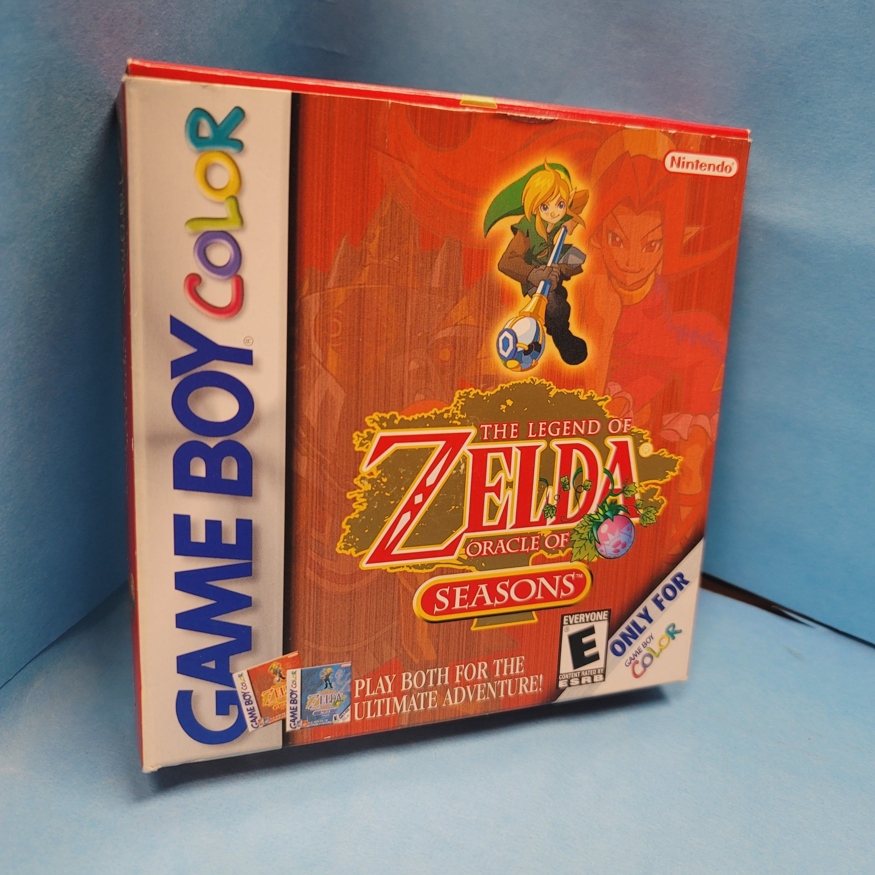 GBC - Legend Of Zelda Oracle Of Seasons (Complet en boîte / A+ / Avec manuel)