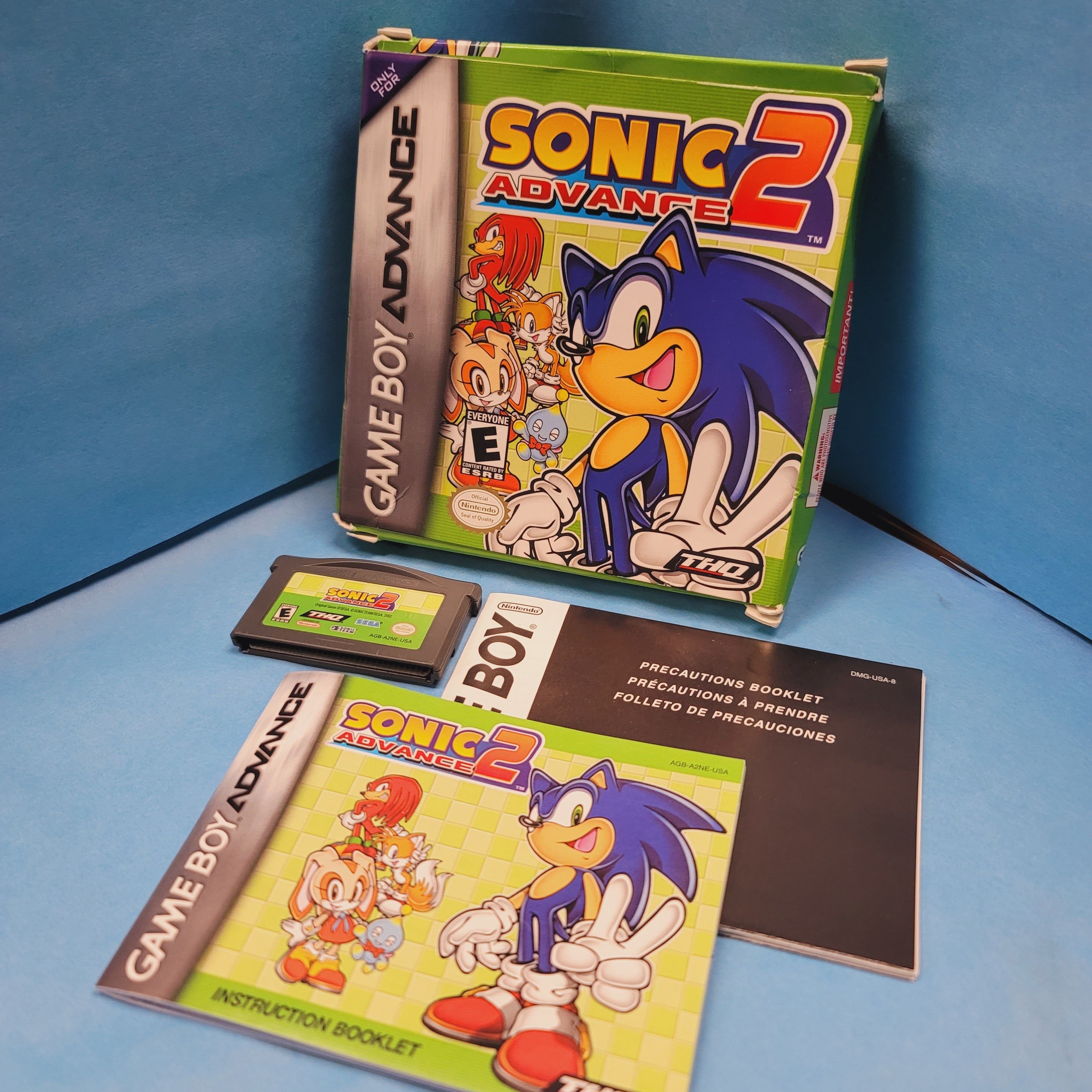 GBA - Sonic Advance 2 (Complete in Box / B / With Manual)