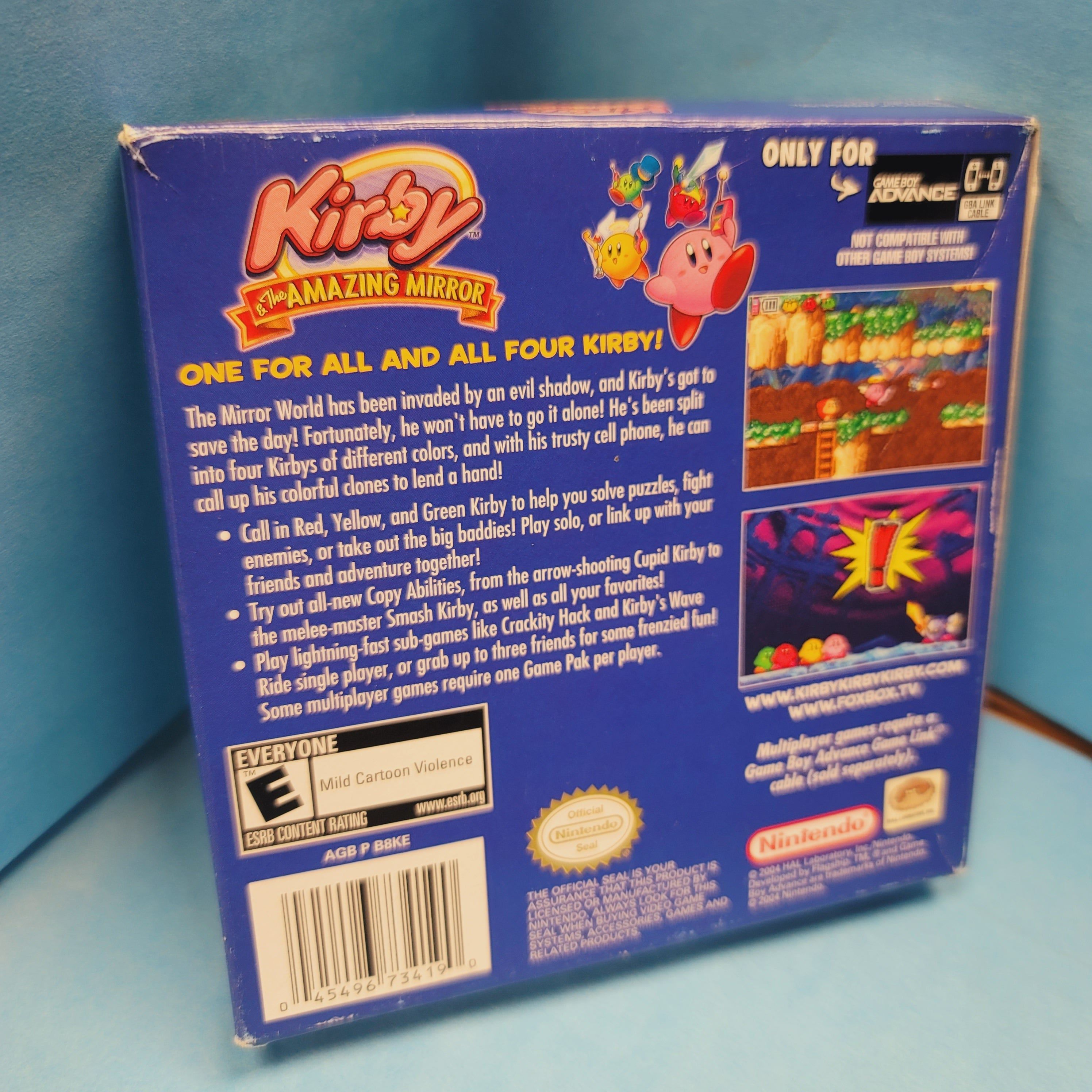 GBA - Kirby and the Amazing Mirror (Complete In Box / A- / With Manual)