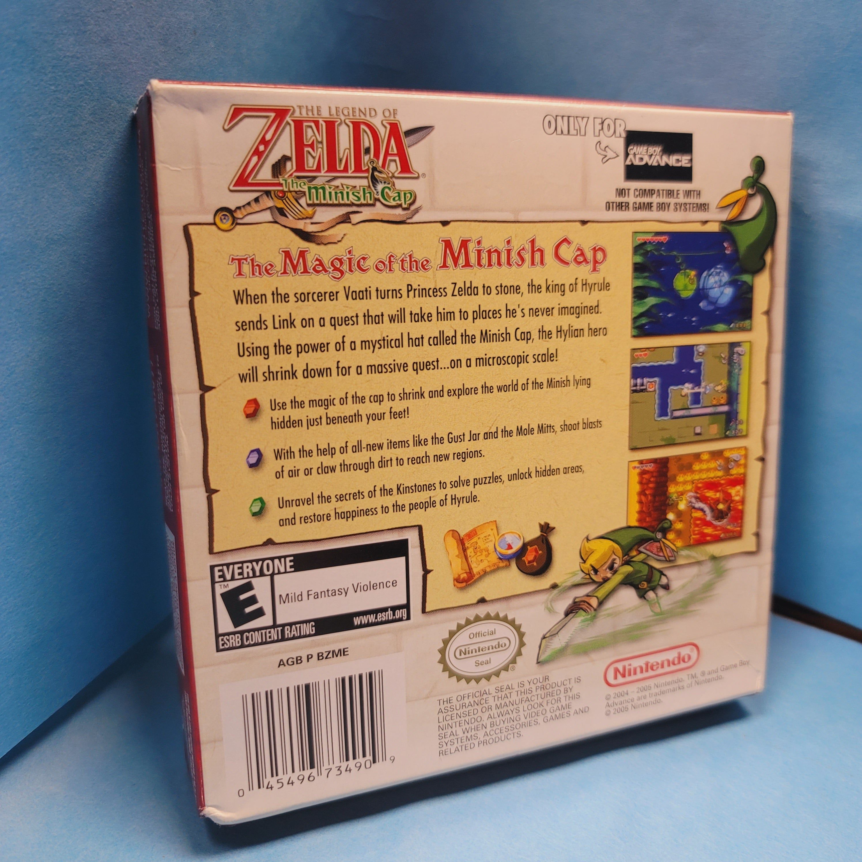 GBA - The Legend of Zelda The Minish Cap (Complet en Boite / A+ / Avec Manuel)