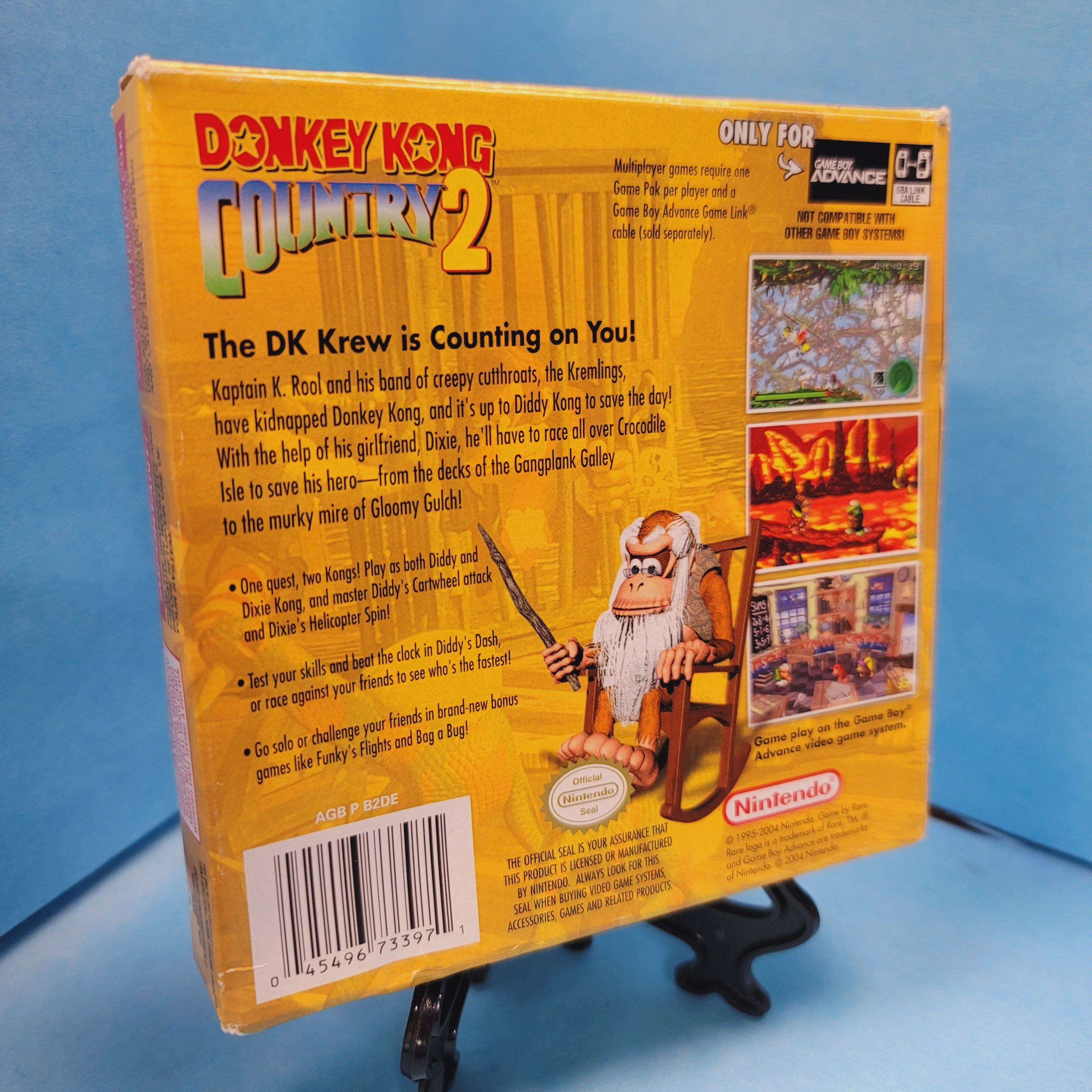 GBA - Donkey Kong Country 2 (Complet en Boite / A / Avec Manuel)