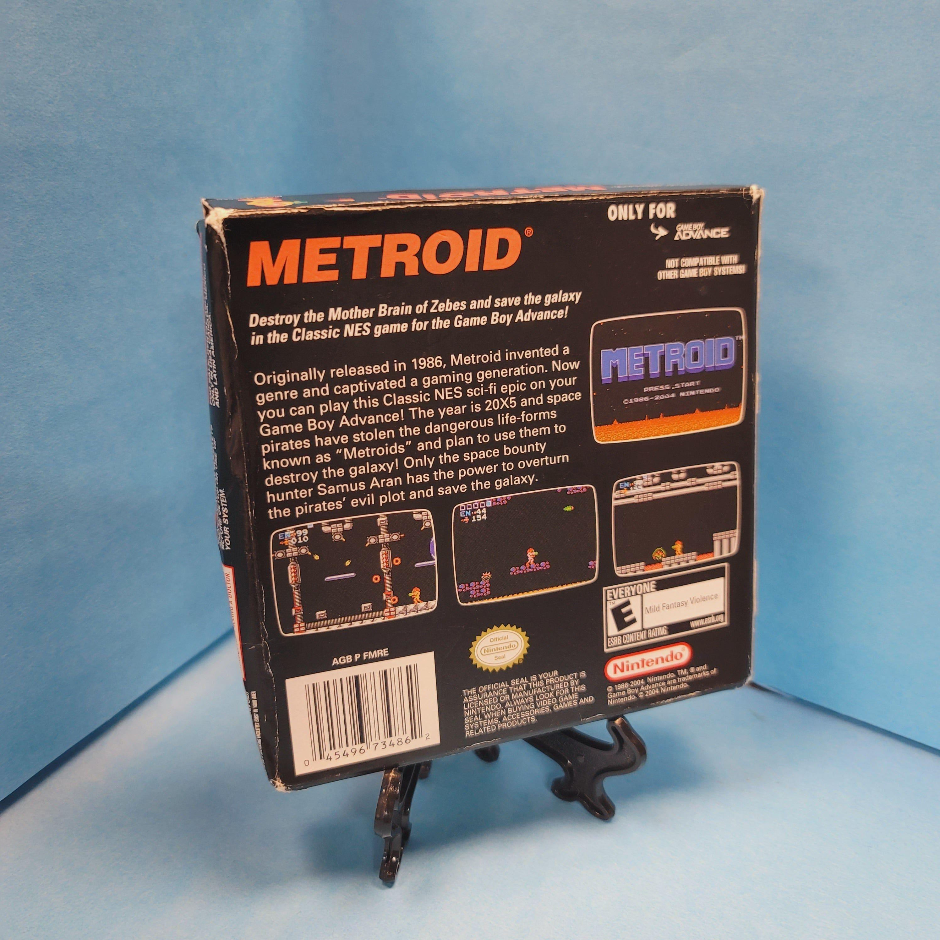 GBA - Classic NES Series Metroid (Complete in Box / B- / With Manual)