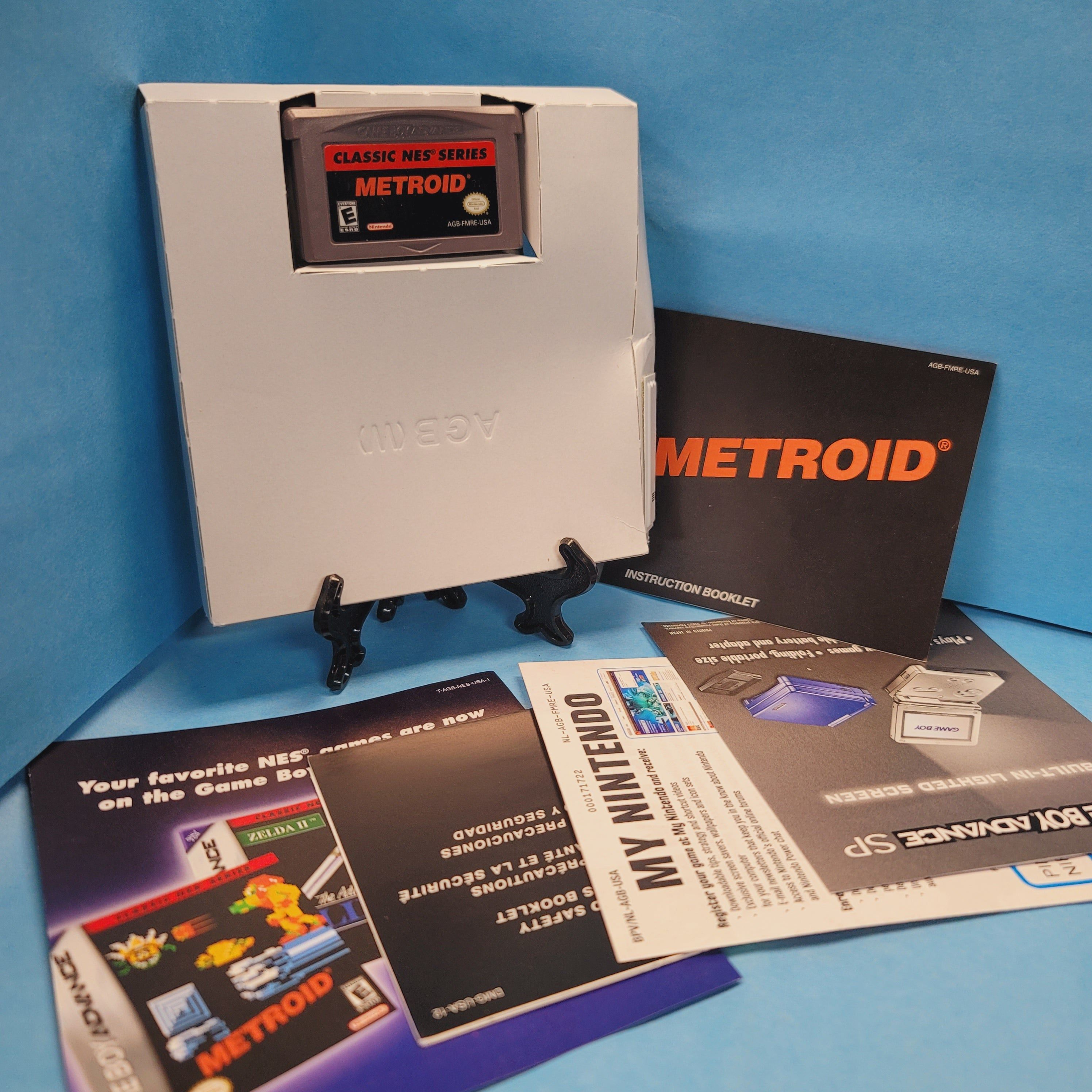 GBA - Classic NES Series Metroid (Complet en boîte / B- / Avec manuel)