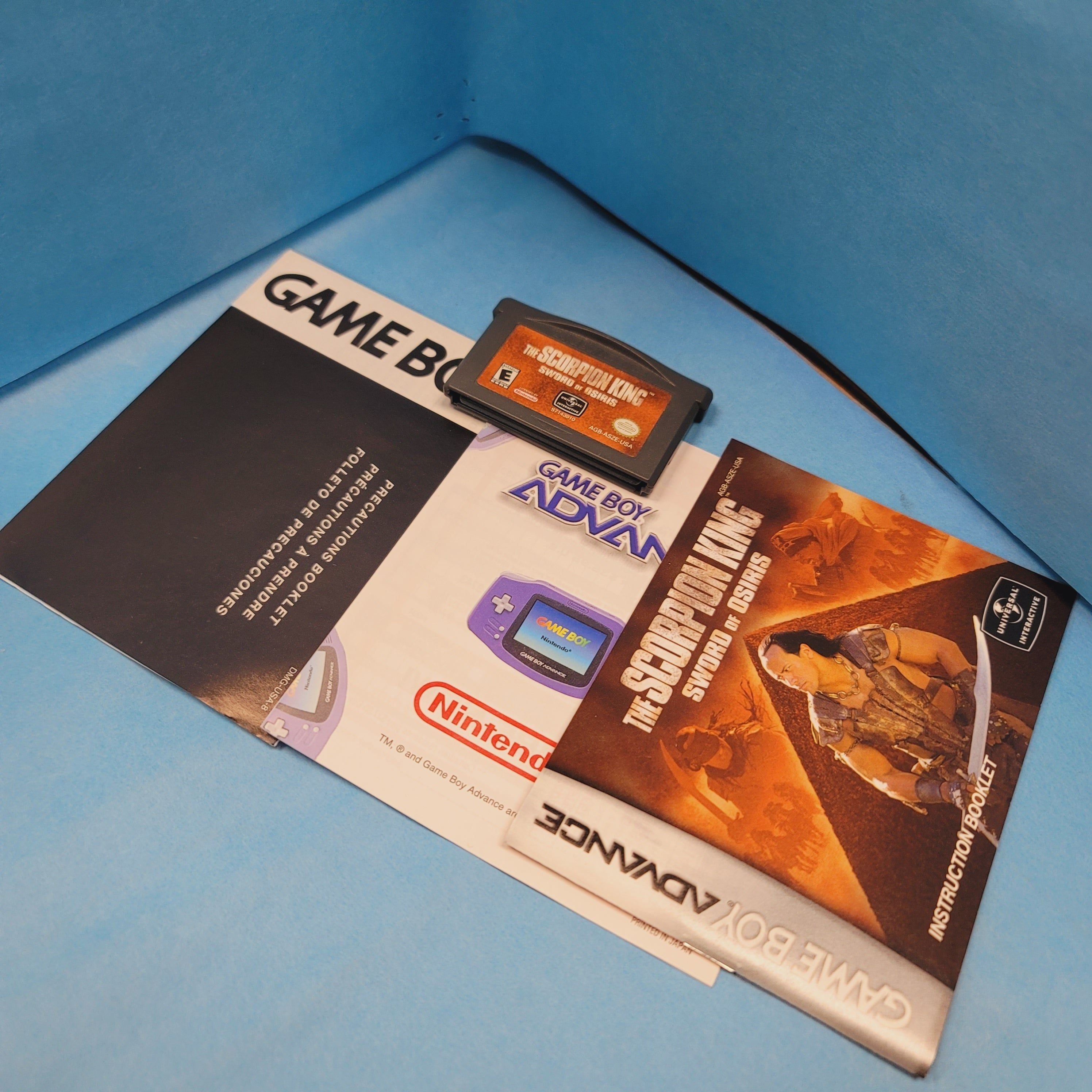 GBA - The Scorpion King Sword of Osiris (Complete in Box / A / With Manual)