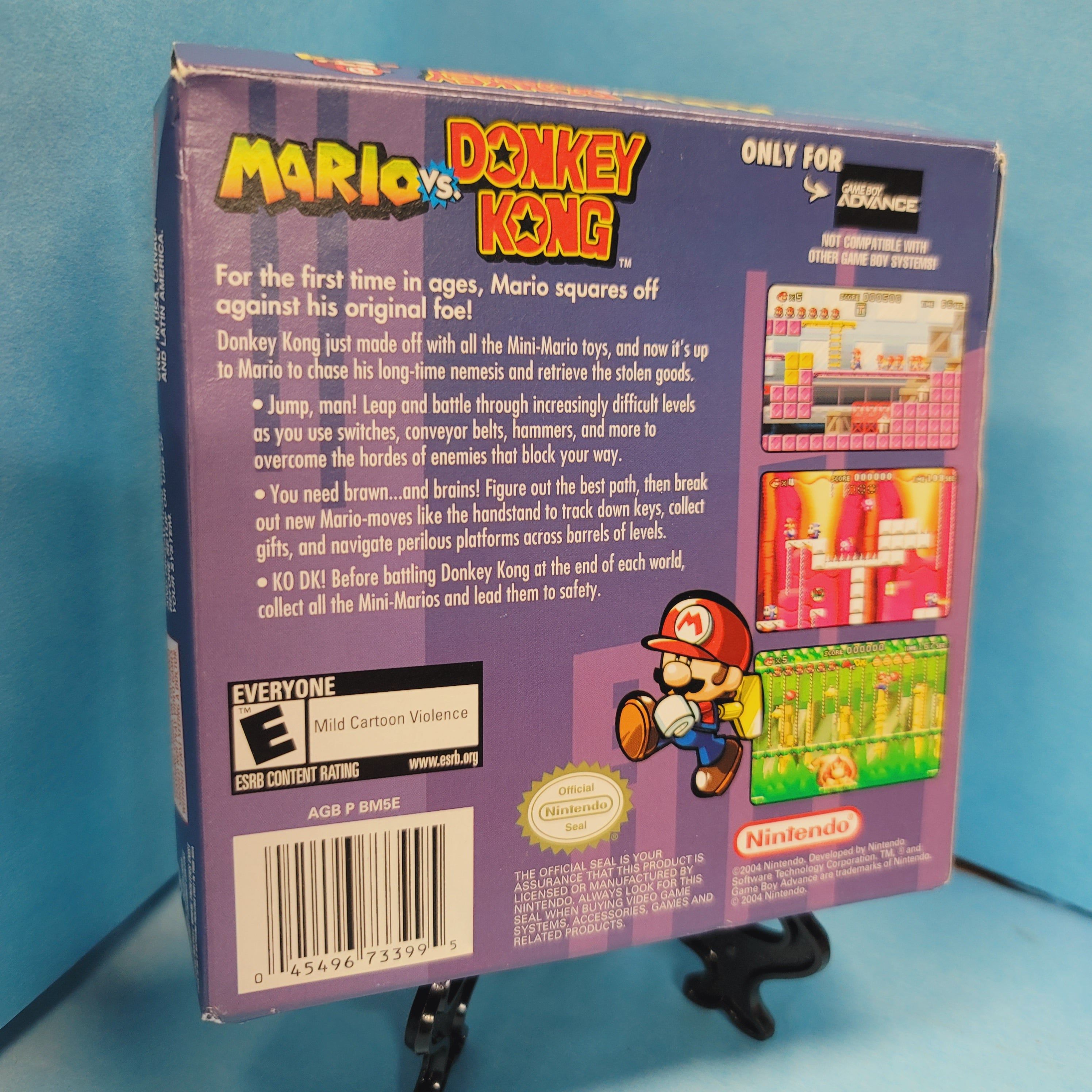 GBA - Mario vs Donkey Kong (Complet en boîte / A- / Avec manuel)