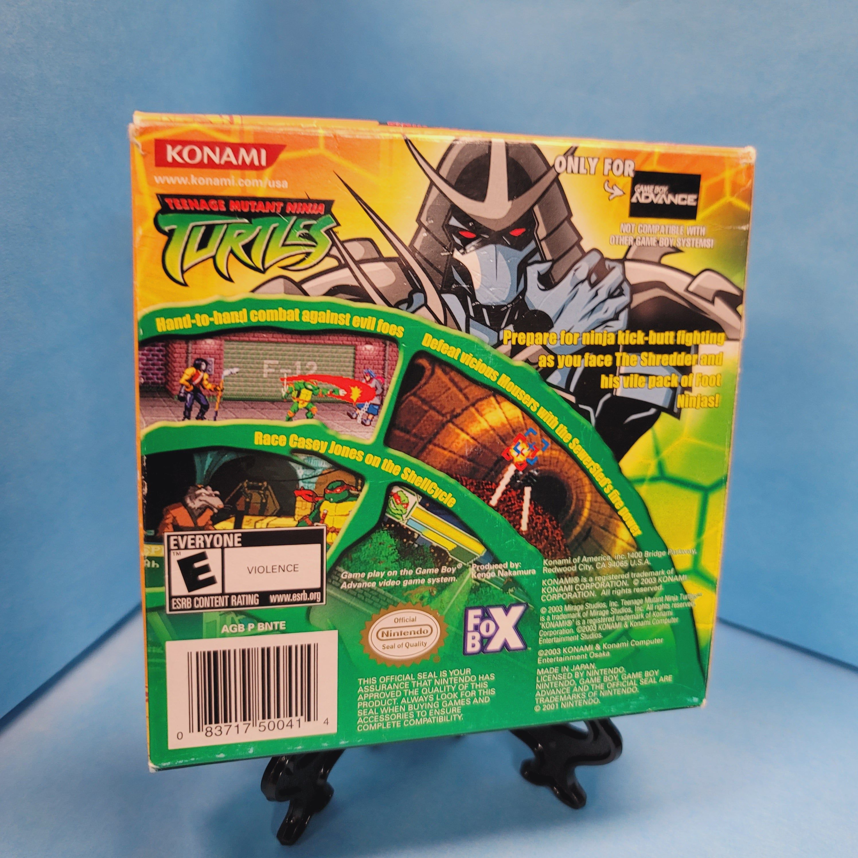 GBA - Teenage Mutant Ninja Turtles (Complete in Box / A- / With Manual)