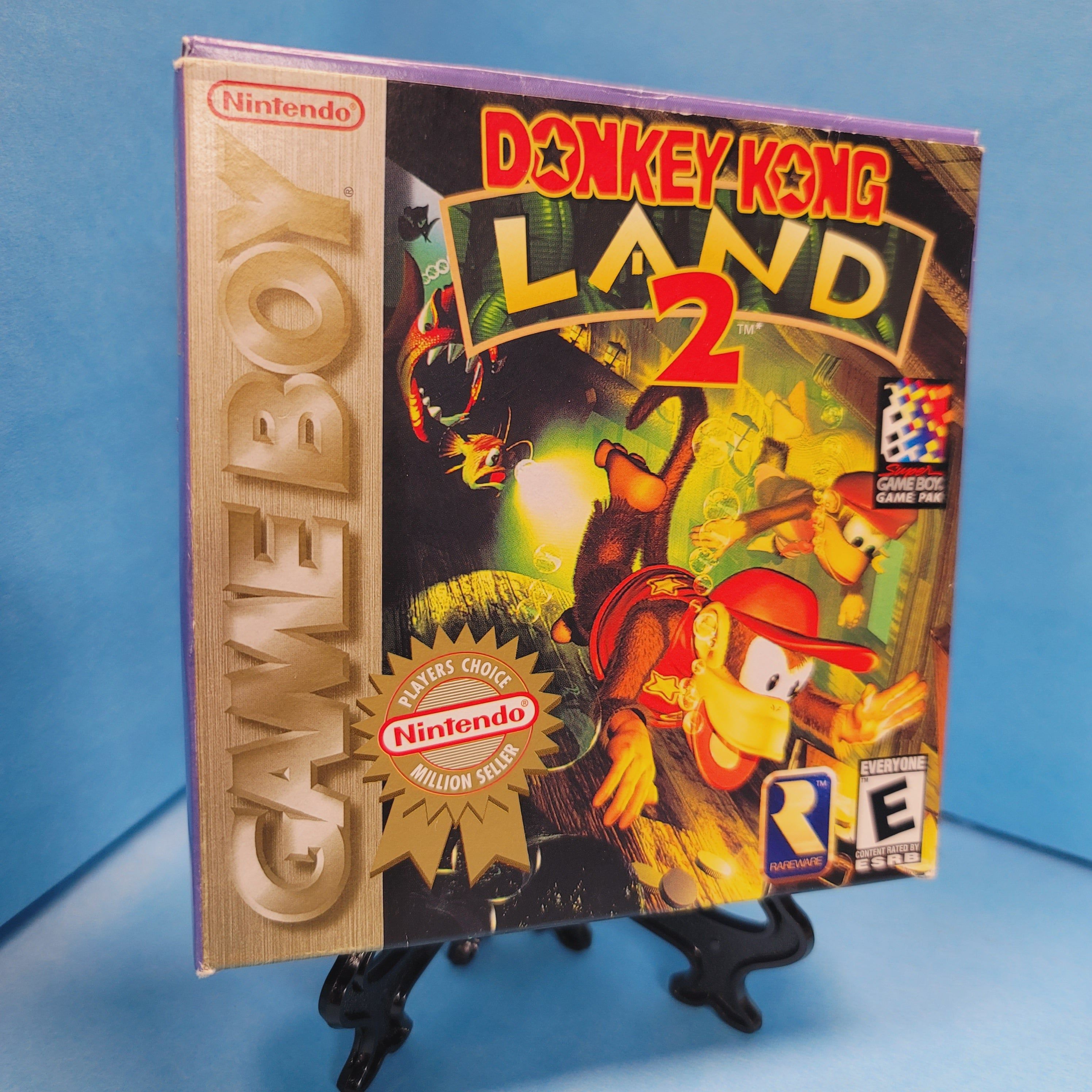 GB - Donkey Kong Land 2 (Complet en boîte / A / Avec manuel / Choix du joueur)