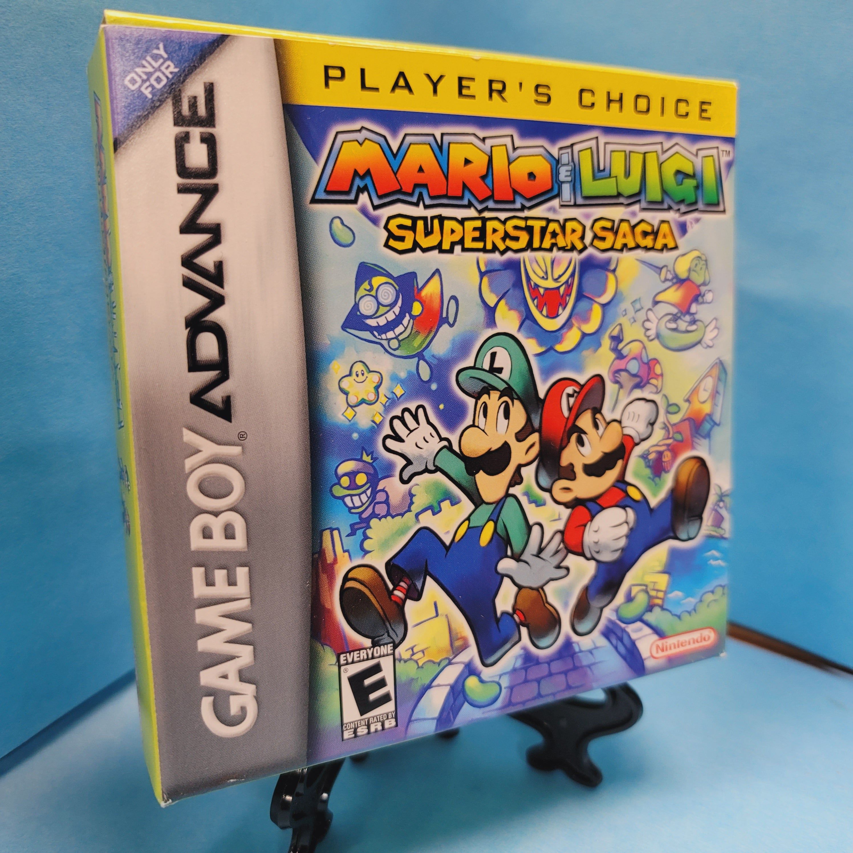 GBA - Mario &amp; Luigi Superstar Saga (Complet en boîte / A+ / Avec manuel / Choix du joueur)
