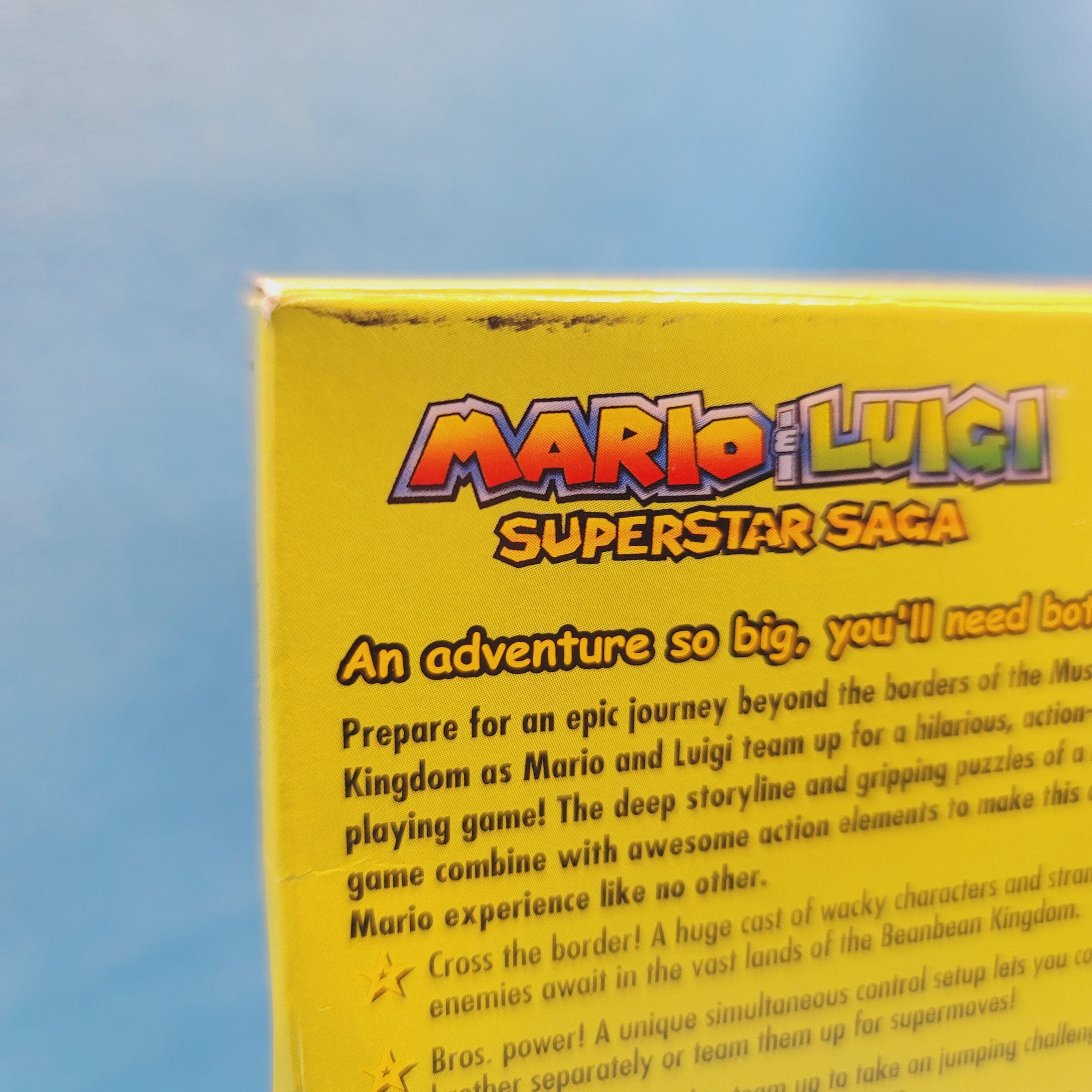 GBA - Mario &amp; Luigi Superstar Saga (Complet en boîte / A+ / Avec manuel / Choix du joueur)
