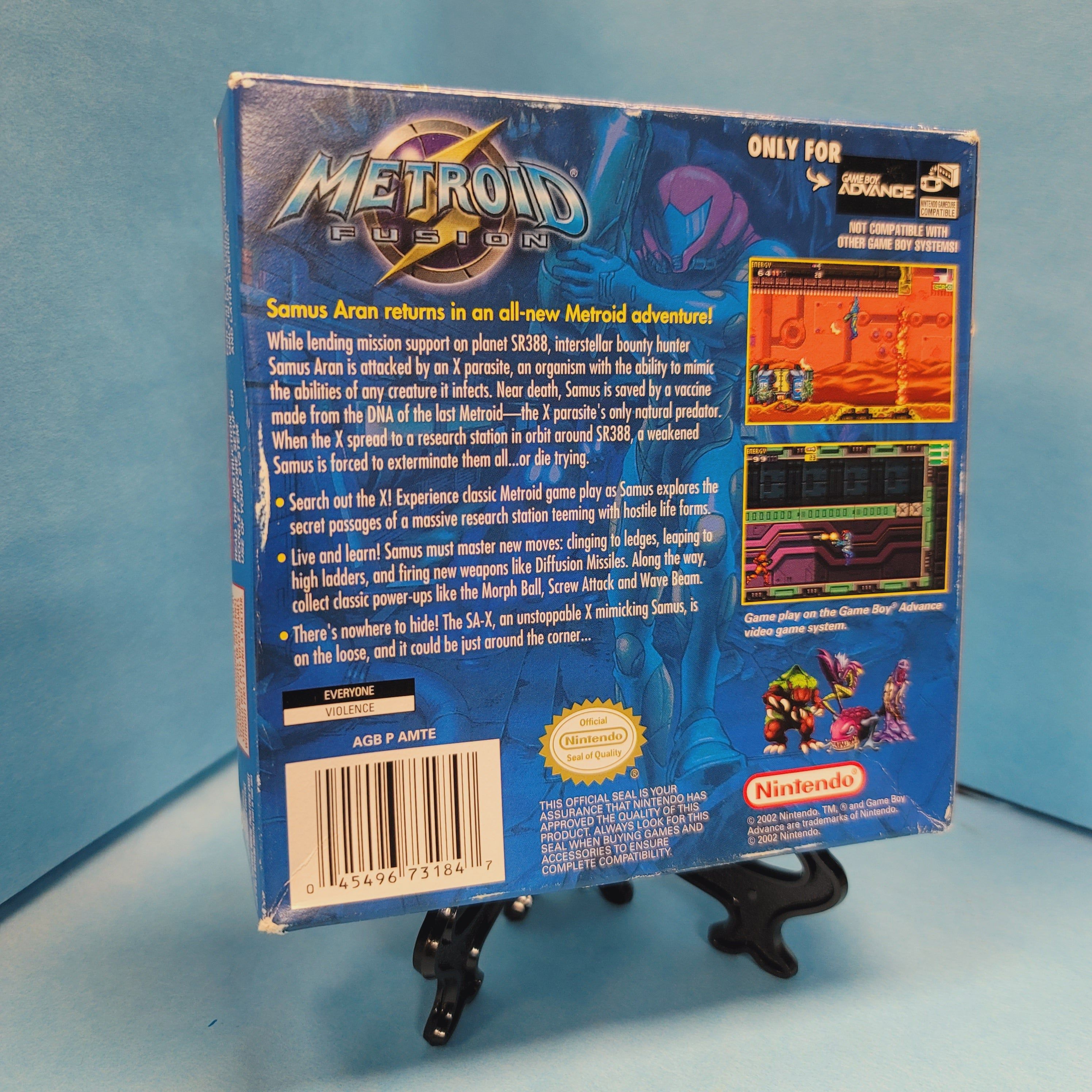 GBA - Metroid Fusion (Complete in Box / A- / With Manual)