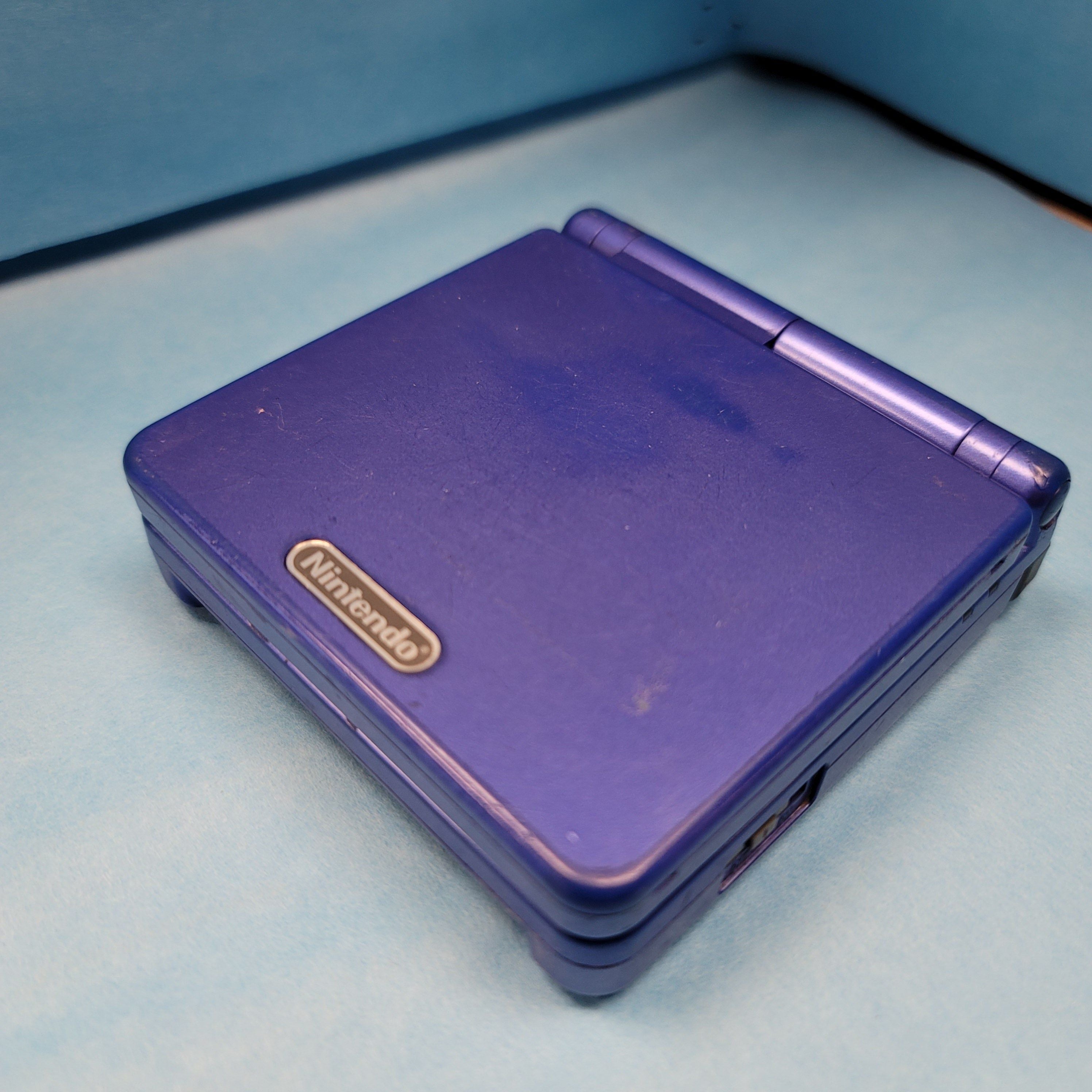 Game Boy Advance SP System (Front Lit) (Cobalt / Reduced)