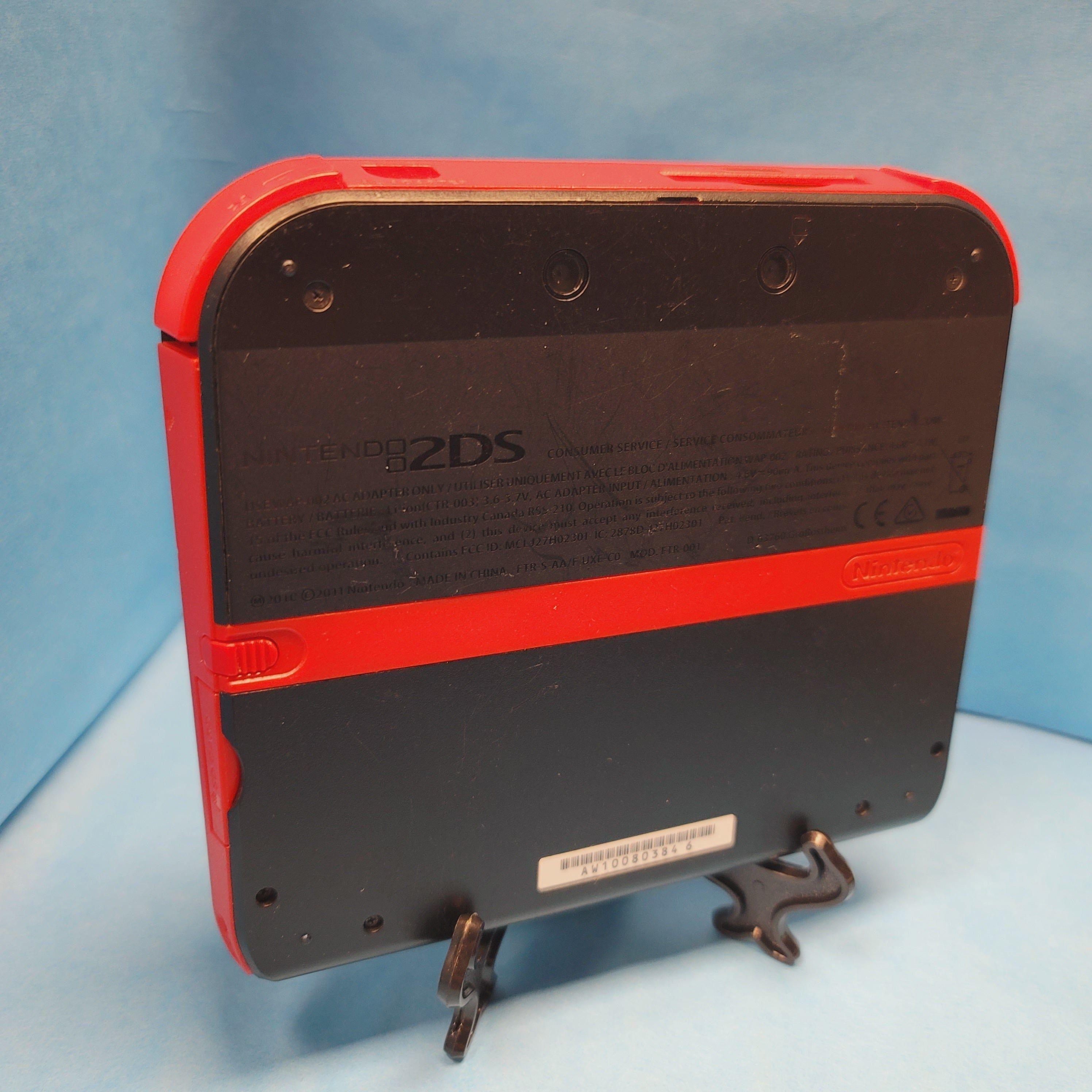 Système 2DS (noir et rouge / dommages cosmétiques mineurs)